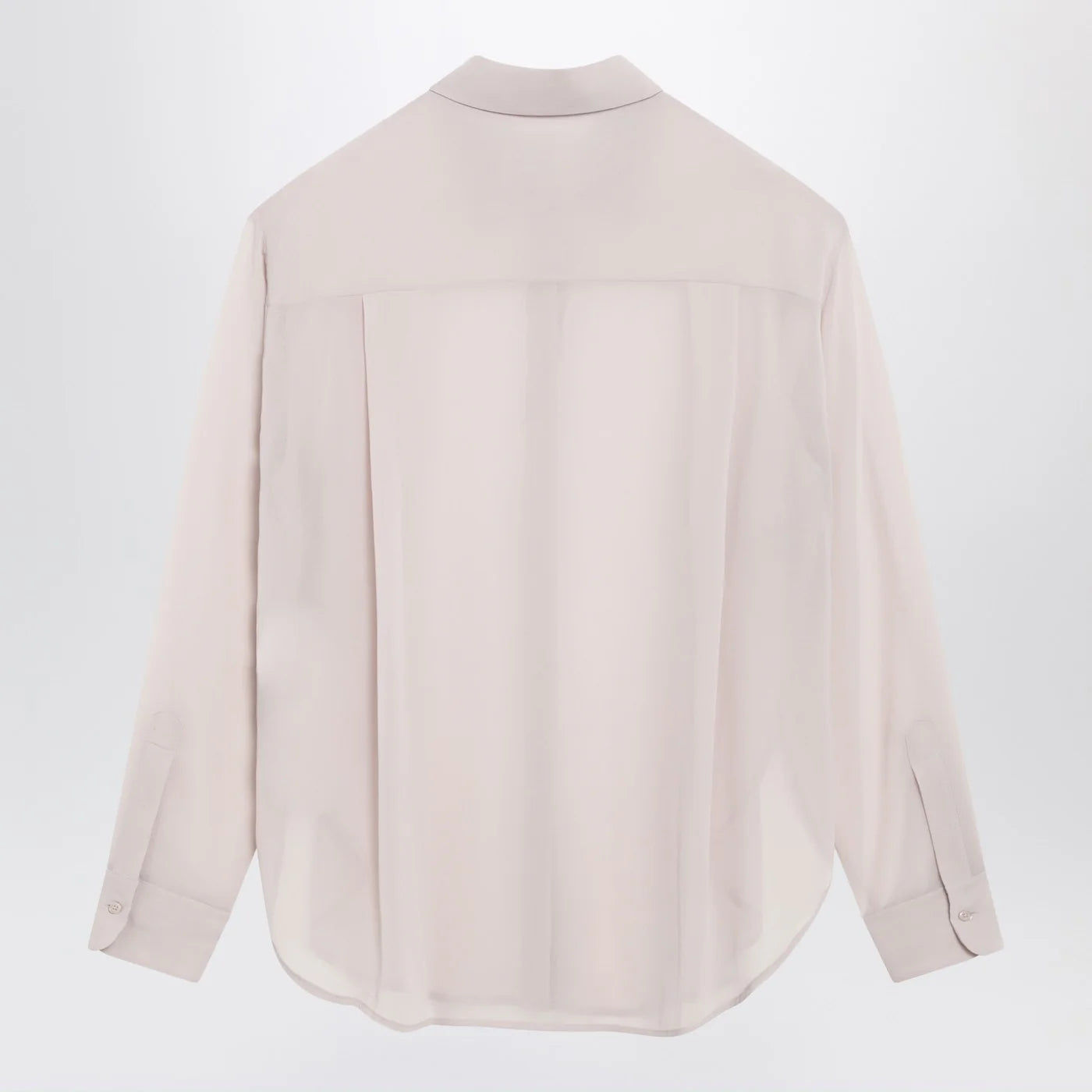 The Frankie Shop Semi-sheer pink shirt