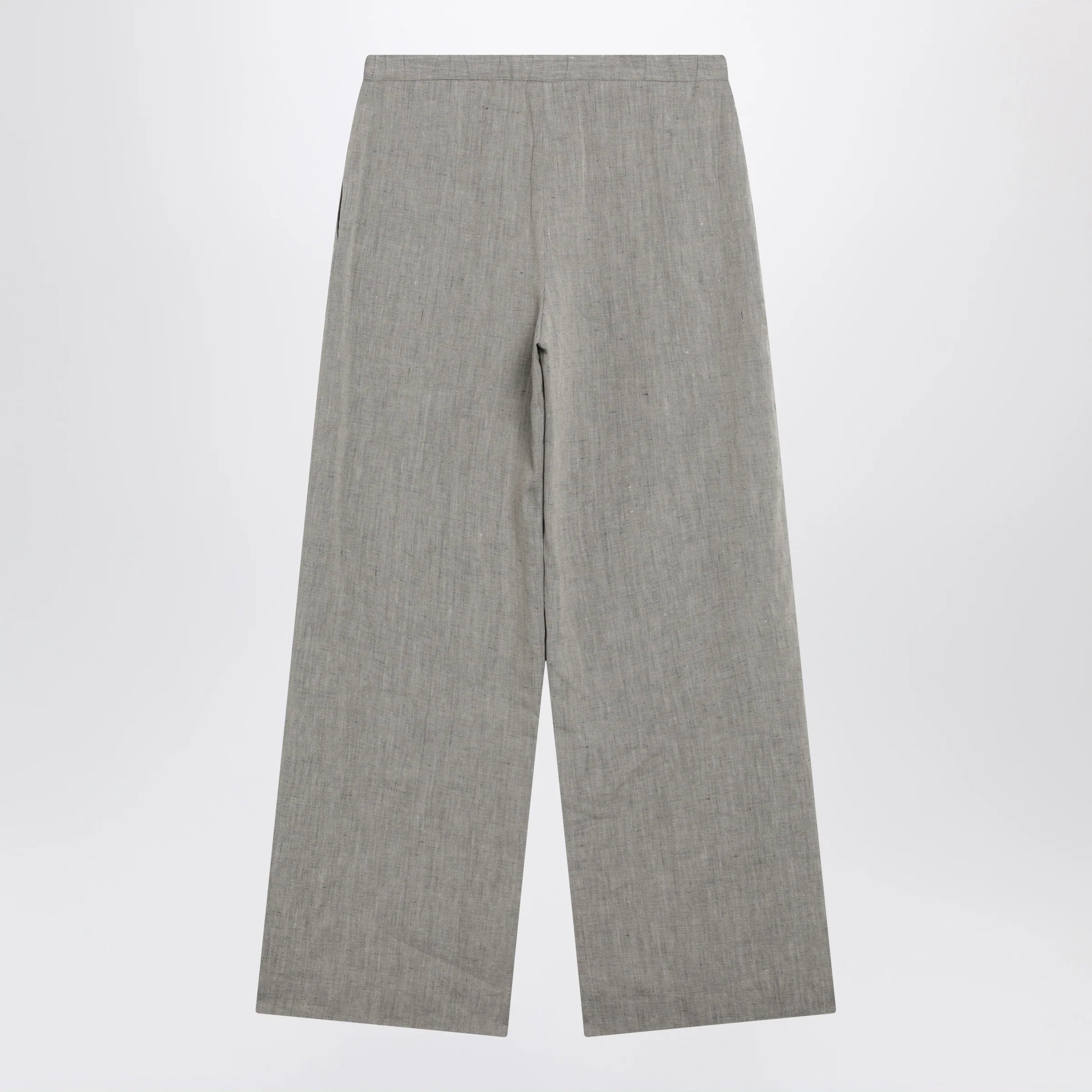 LouLou De Saison Grey Clark Pleated Trousers