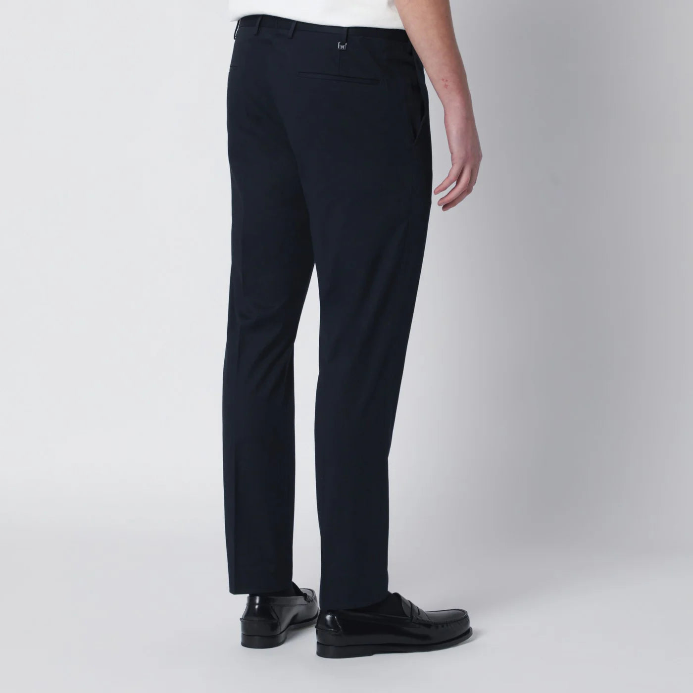 PT Torino Blue slim-fit cotton-blend trousers