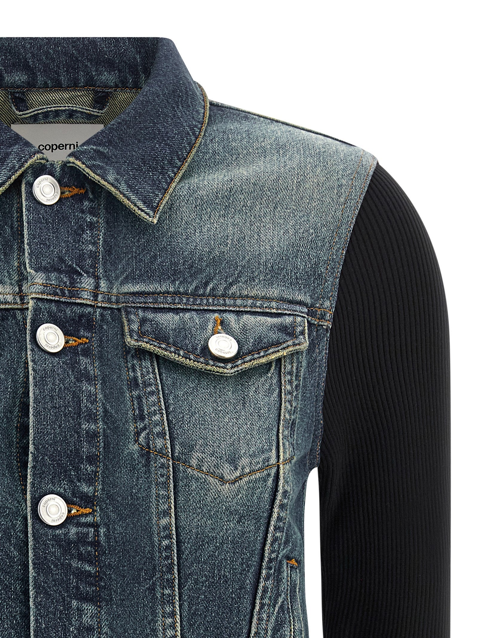 Coperni Hybrid Rib Denim Jacket
