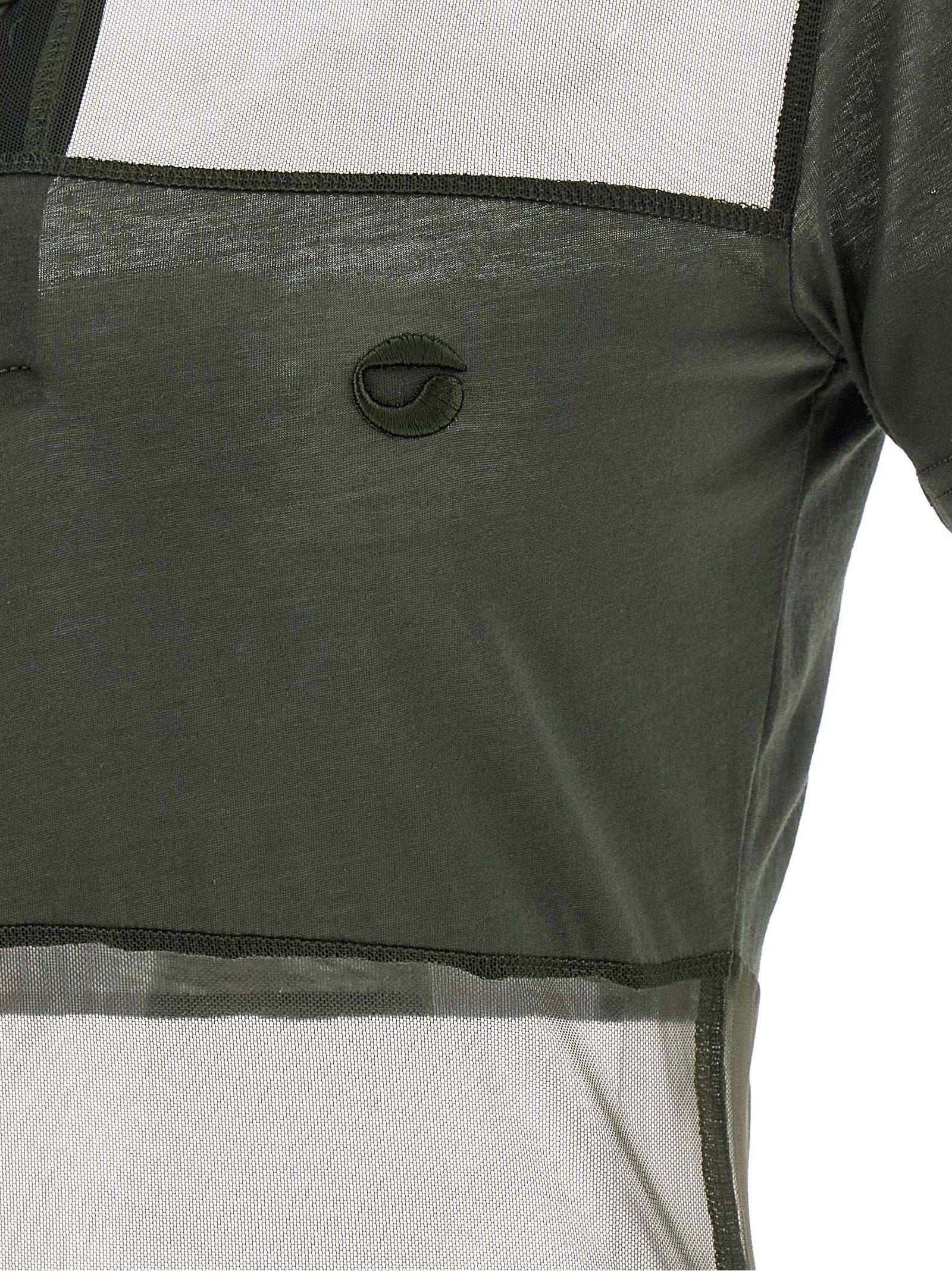 Coperni Sheer Striped Polo Shirt