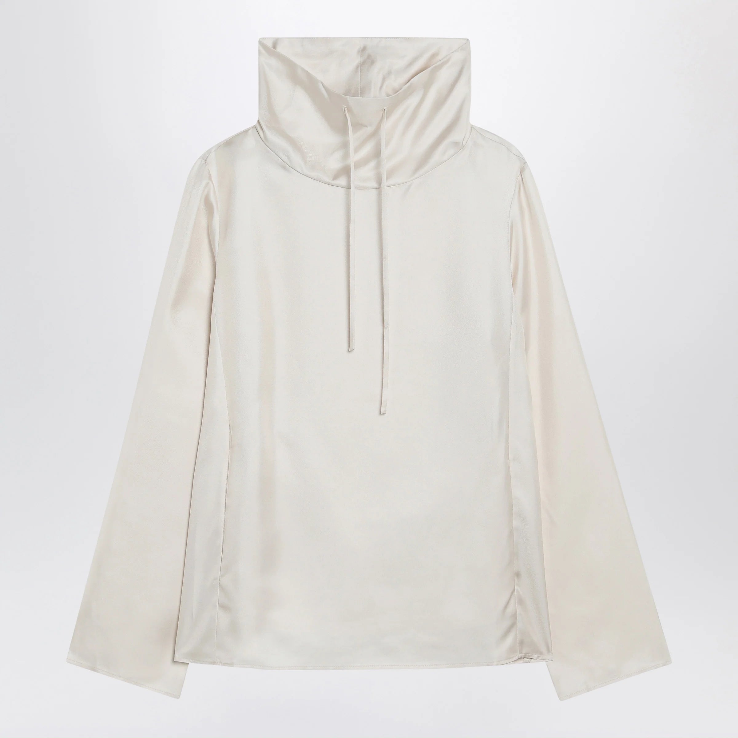 LouLou De Saison Ivory Cyna silk blouse