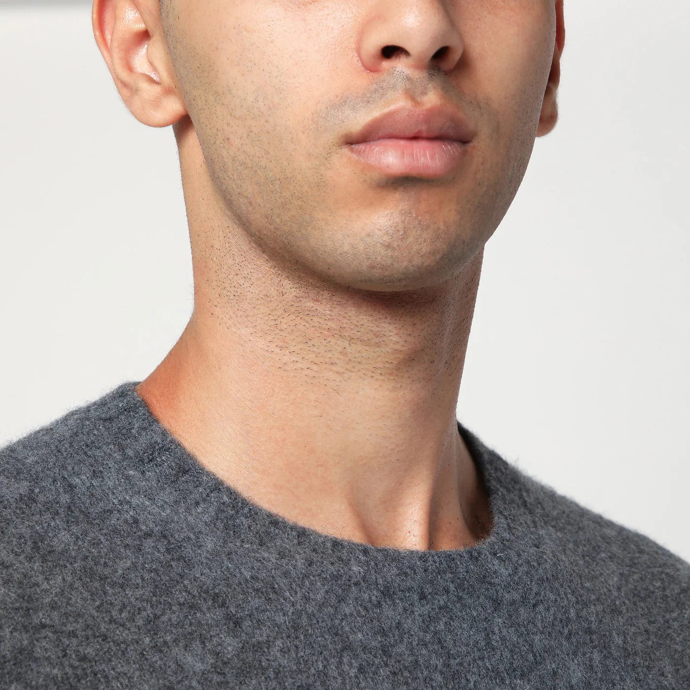 Drumohr Grey lambswool sweater
