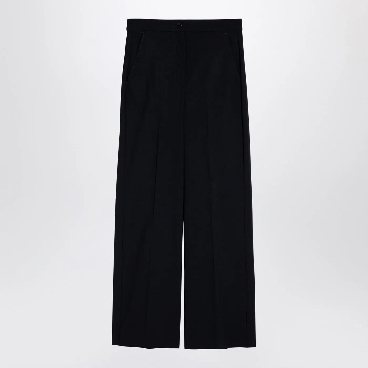DEPARTMENT 5 Navy blue wool-blend trousers