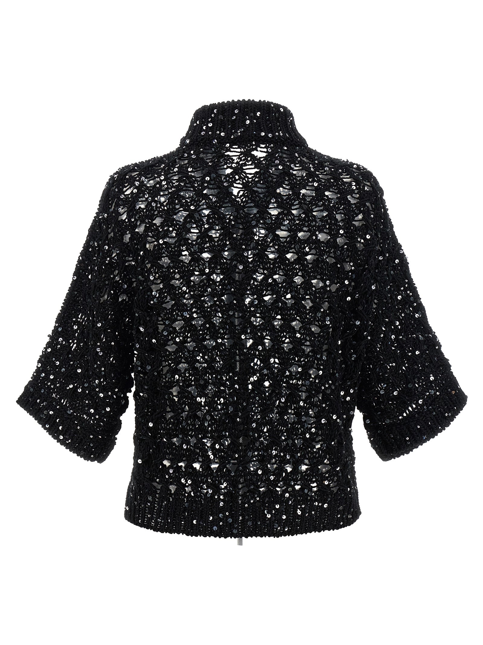Peserico Sequin Mesh Cardigan
