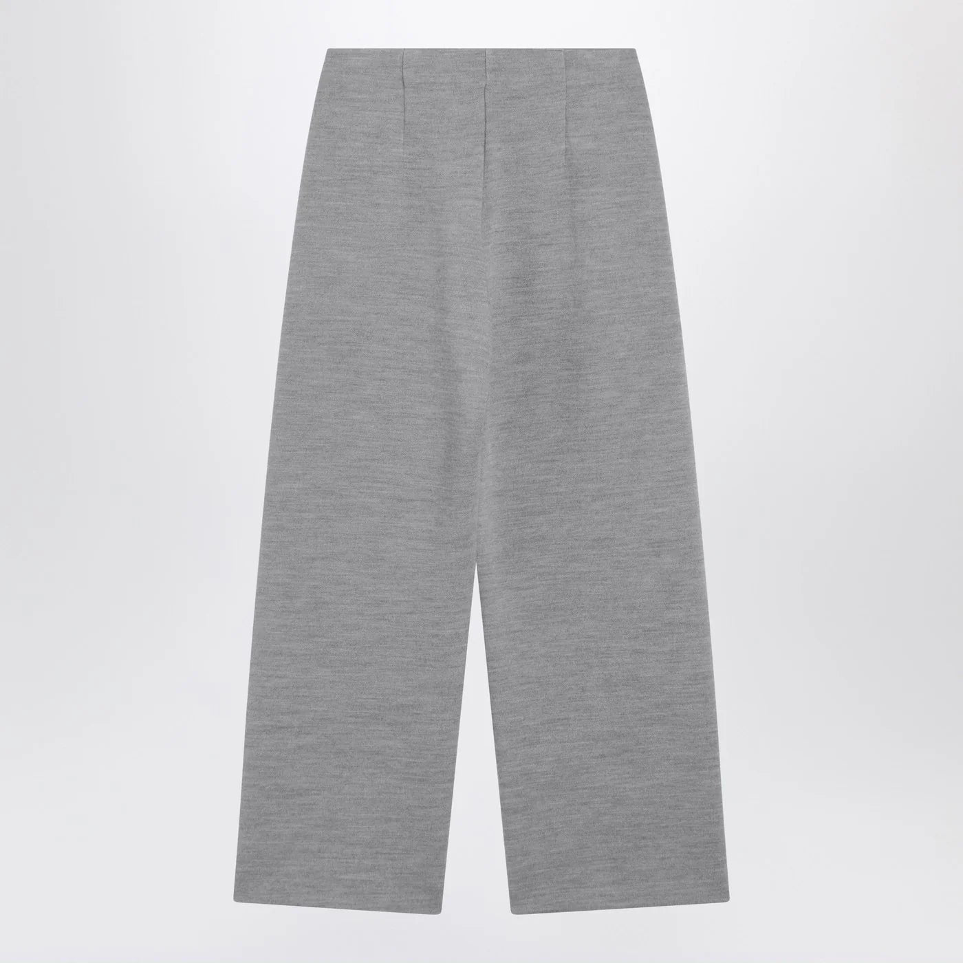 Max Mara Grey wool-cotton blend trousers
