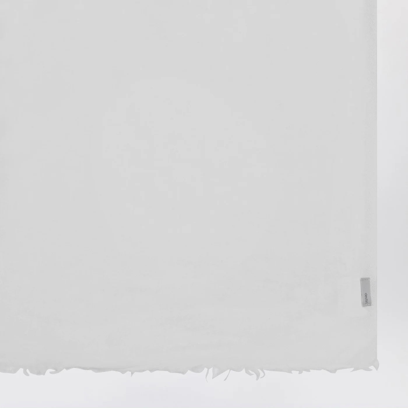 Destin White silk and cashmere-blend scarf