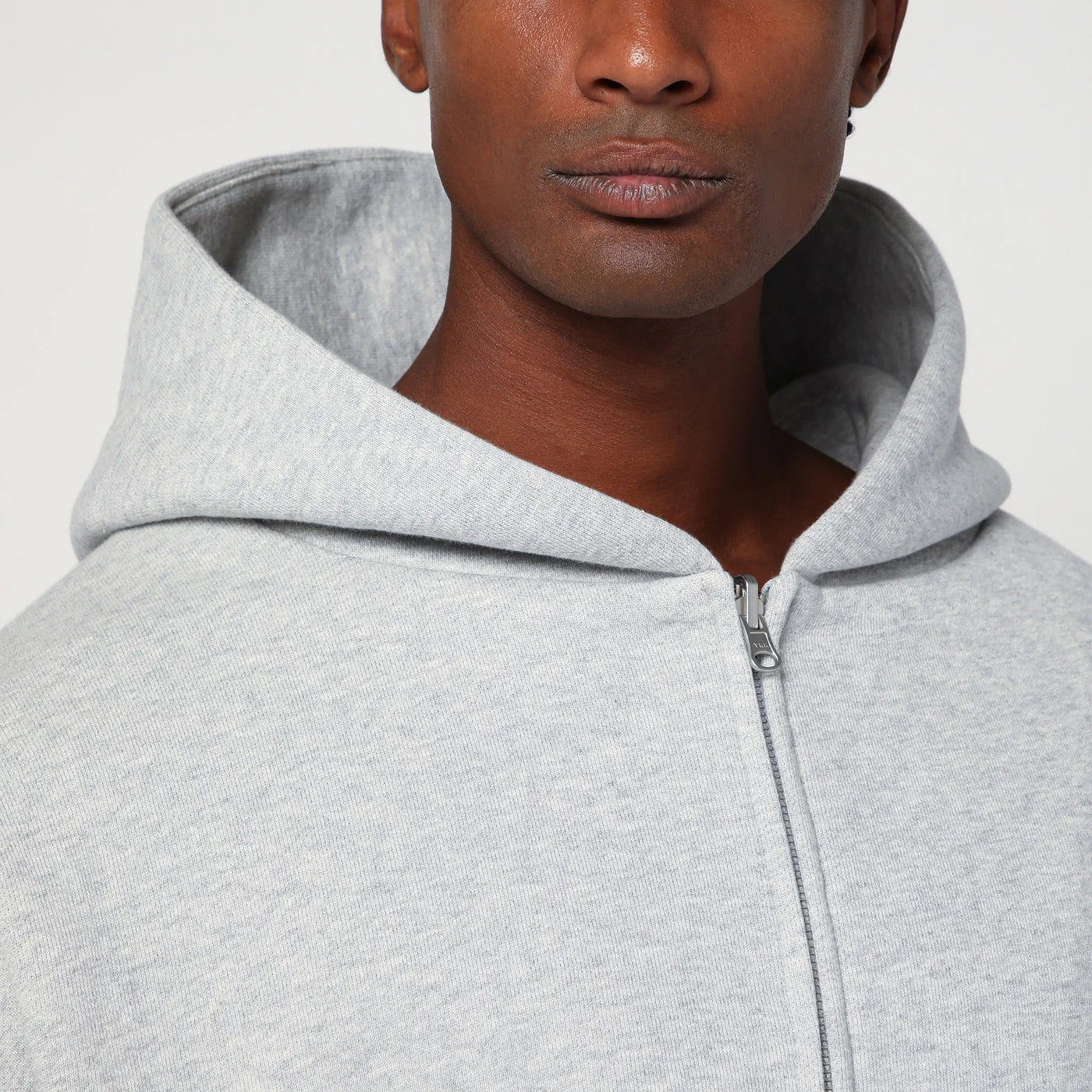 Entire Studios Grey zip cotton sweatshirt