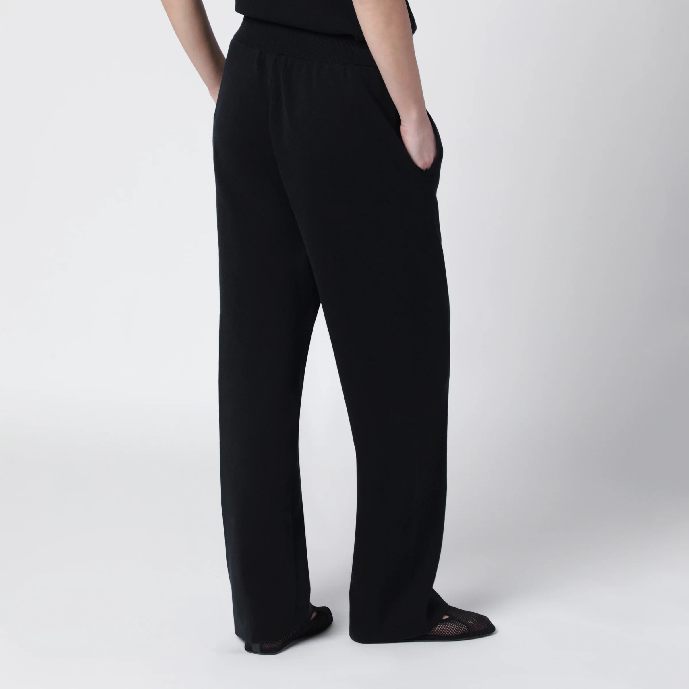 Entire Studios Uniform black cotton trousers