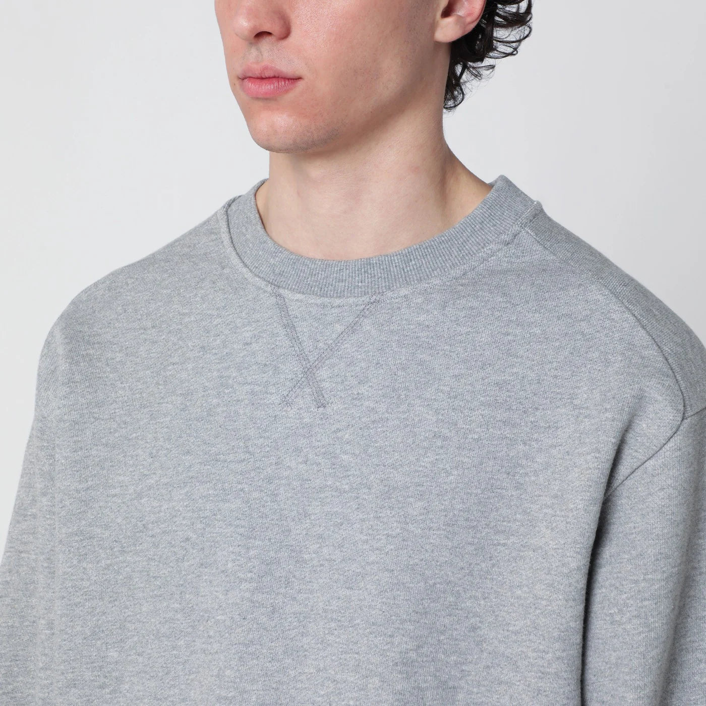 Entire Studios Grey cotton crewneck sweatshirt