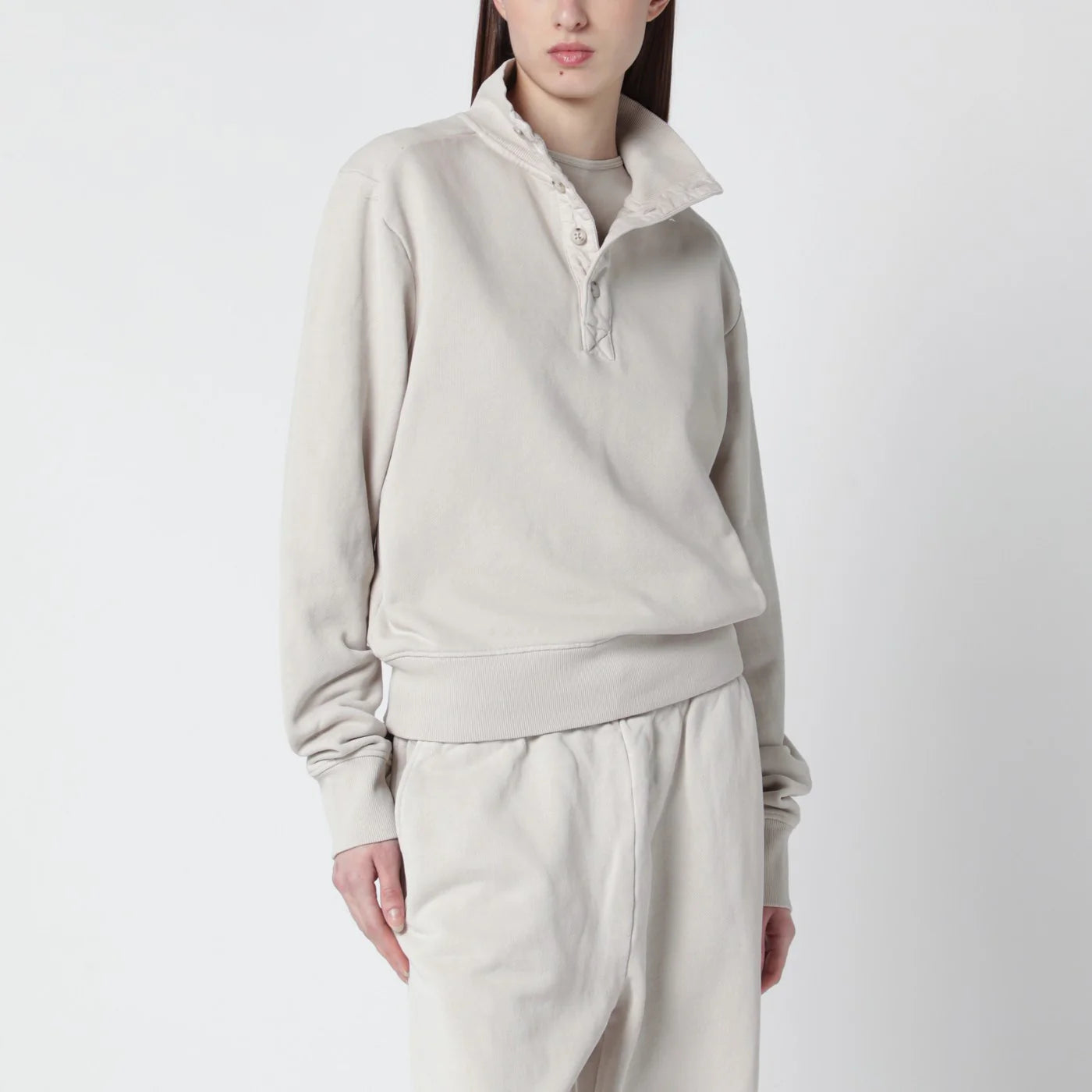 Entire Studios Vintage white cotton sweatshirt