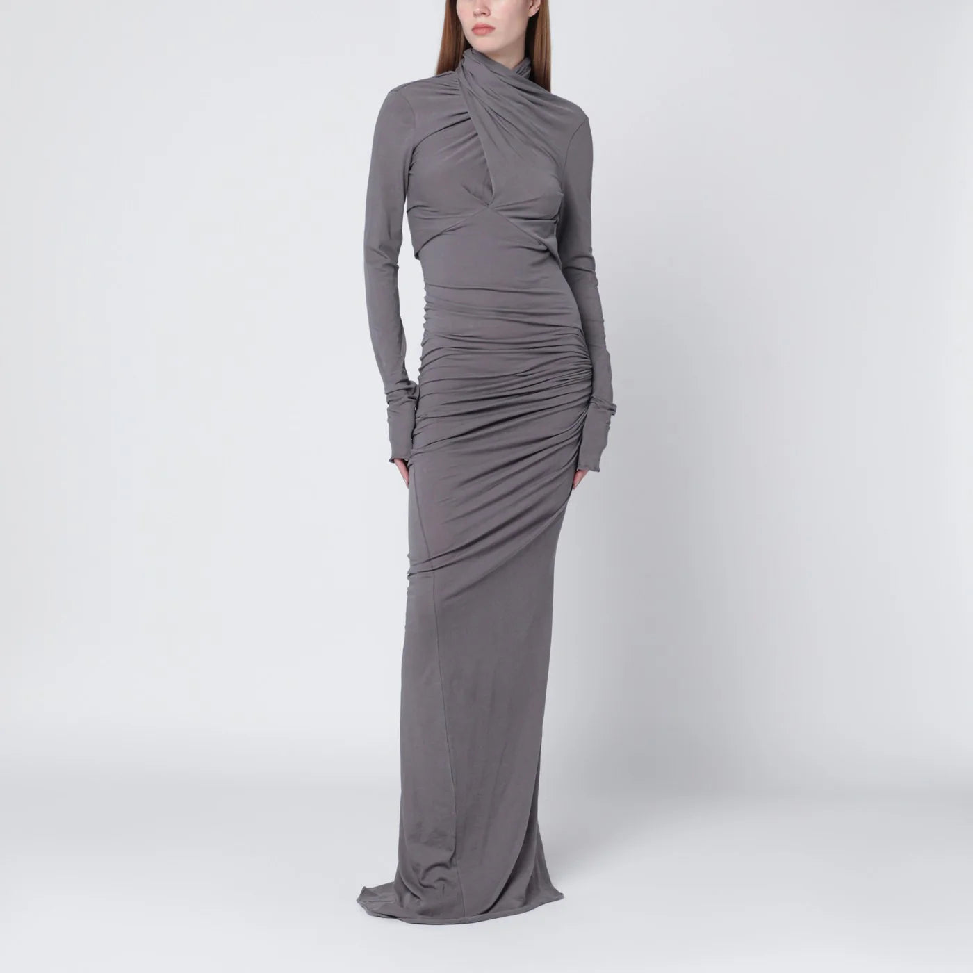 Entire Studios Long grey draped dress