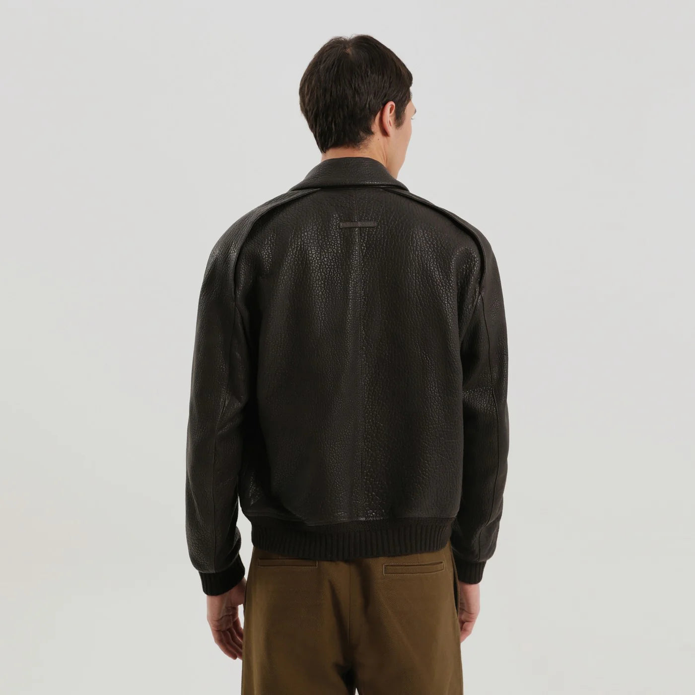 1989 STUDIO Brown leather jacket