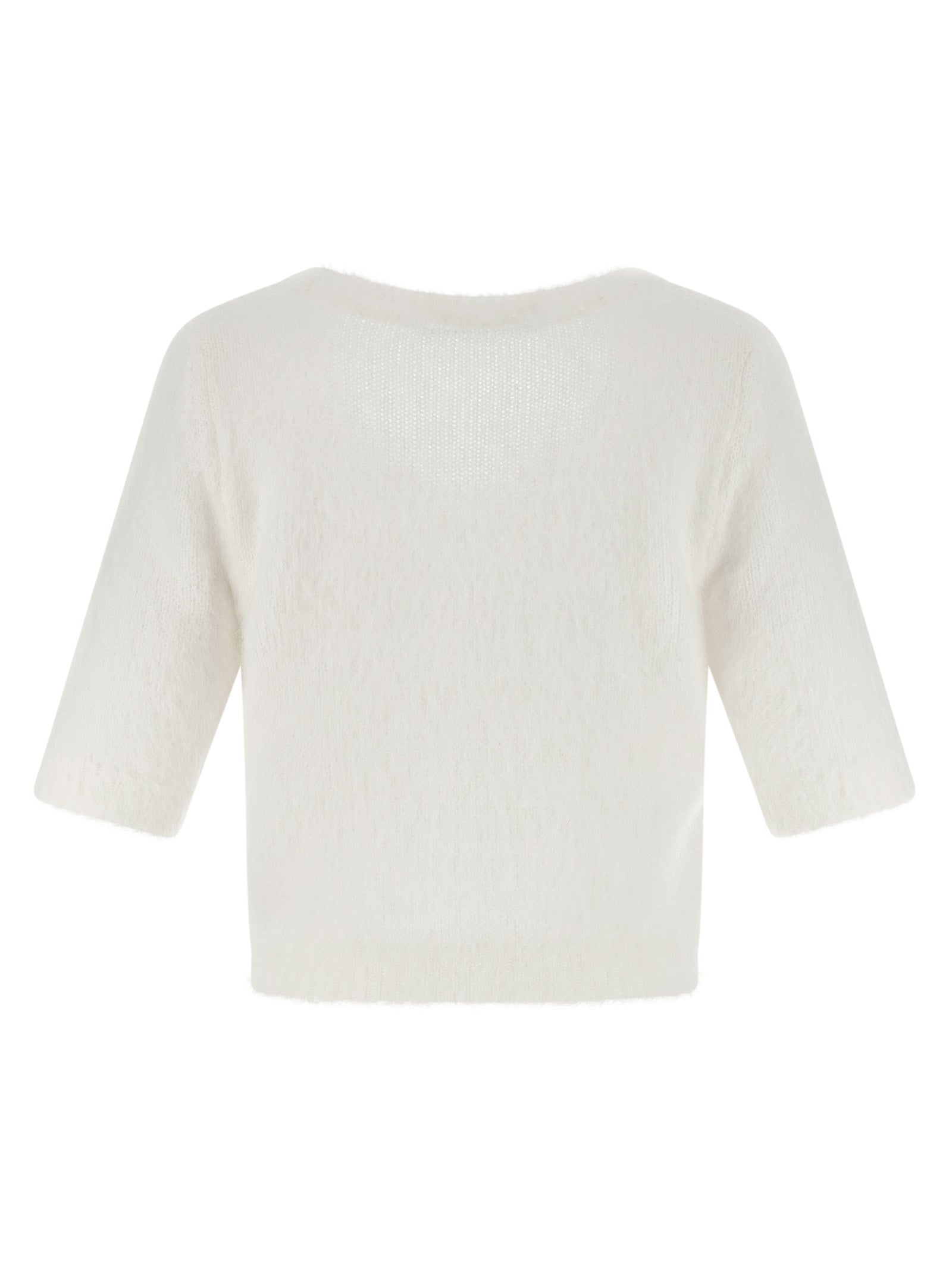 Alessandra Rich Carded Mohair Sweater