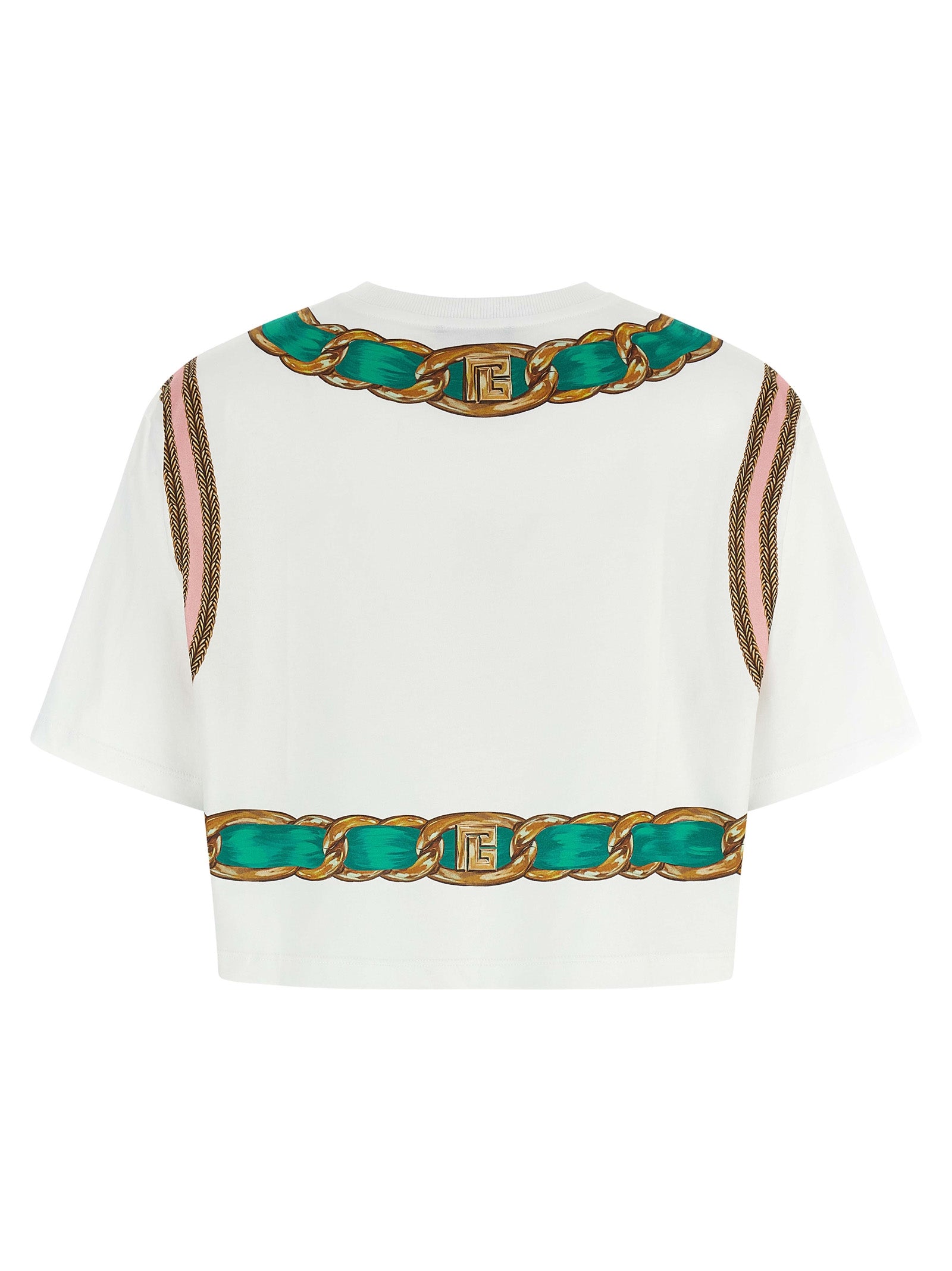 Balmain Foulard Print T-shirt