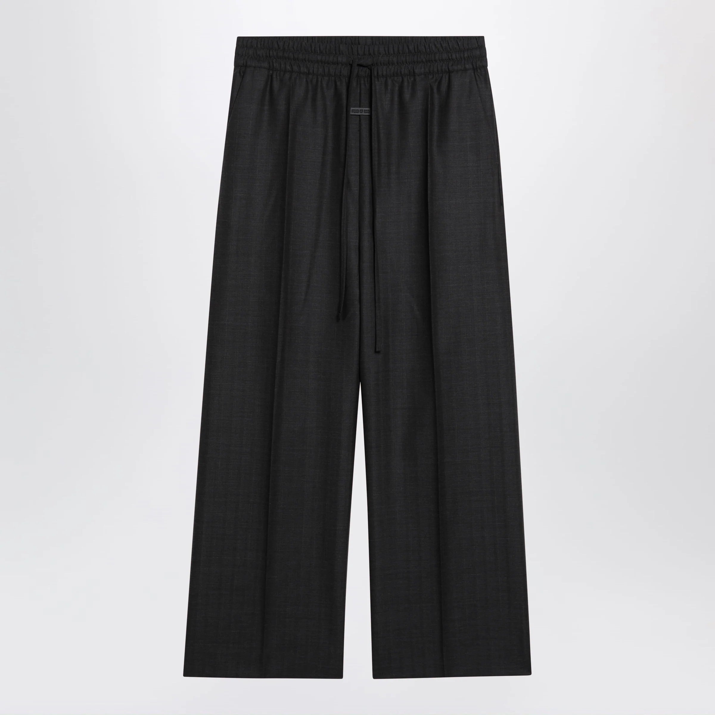 Fear of God Dark grey wide-leg wool trousers