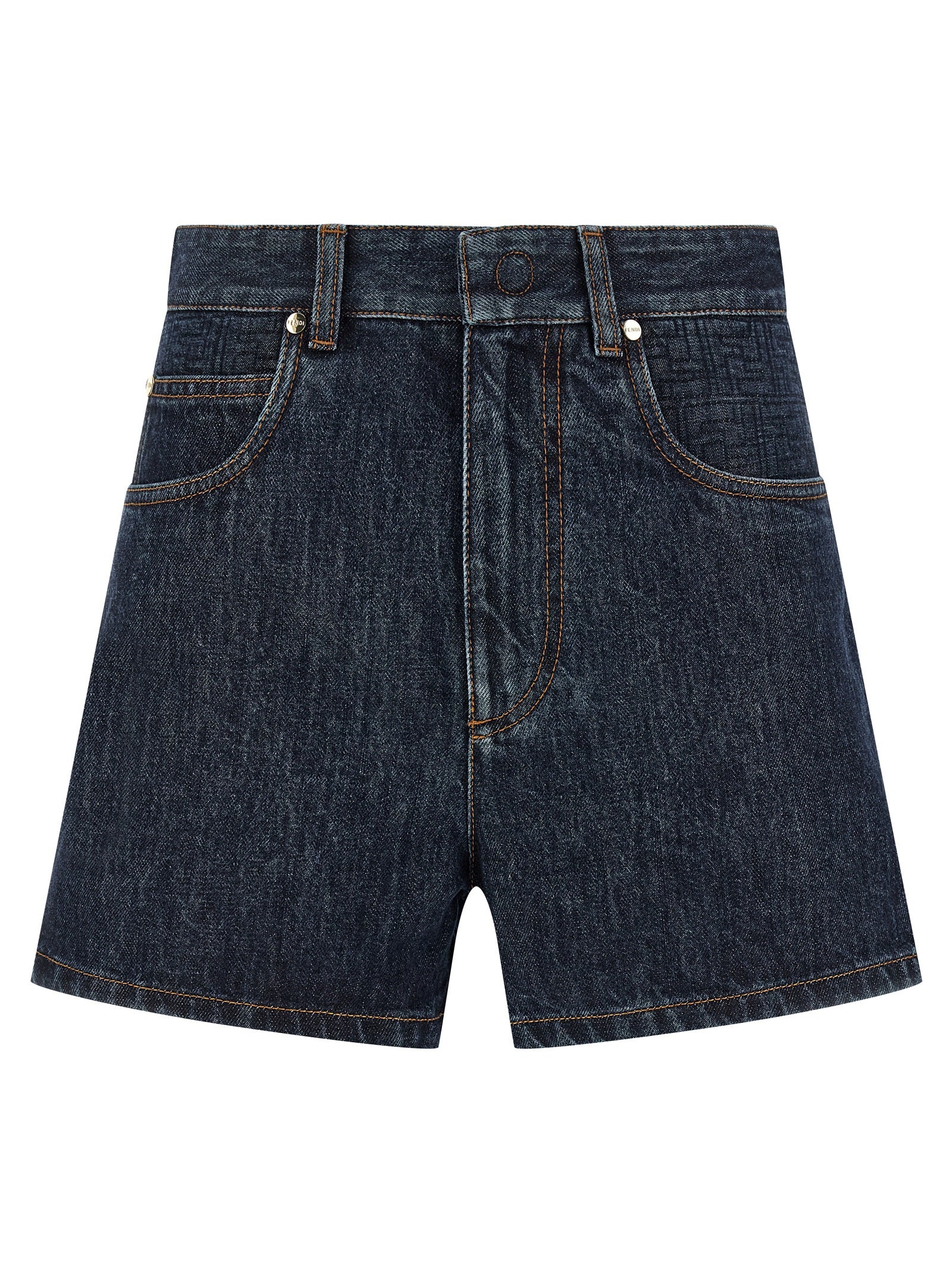 Fendi Ff Padded Shorts