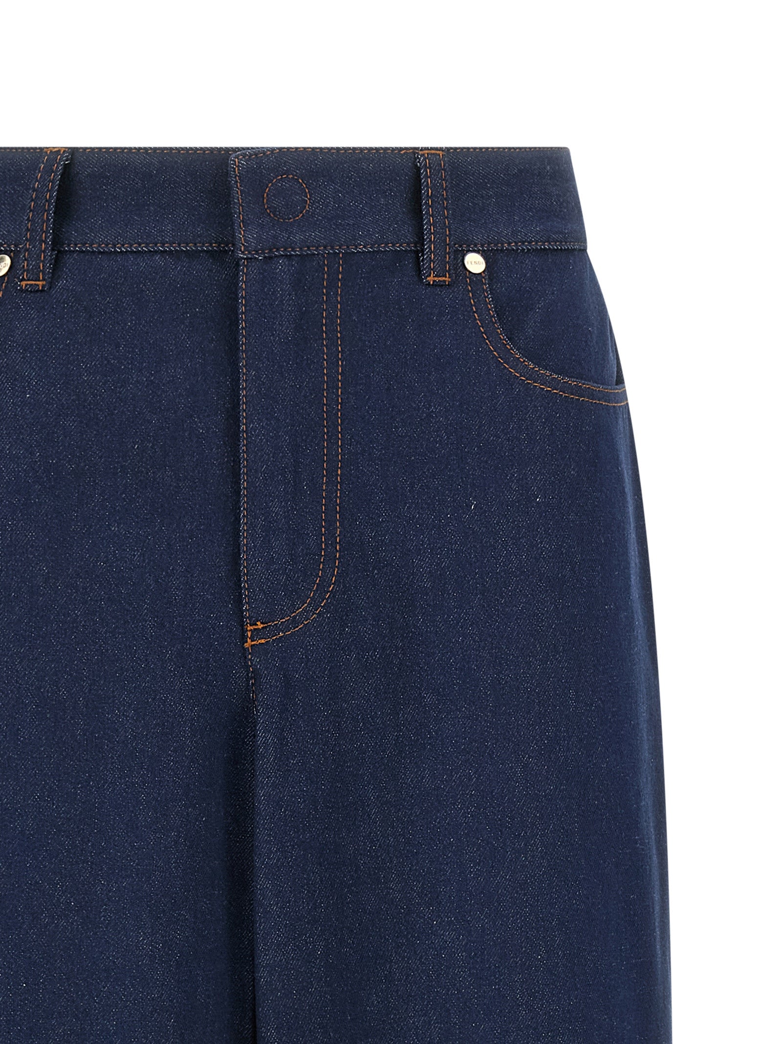 Fendi Ff Reverse Jeans