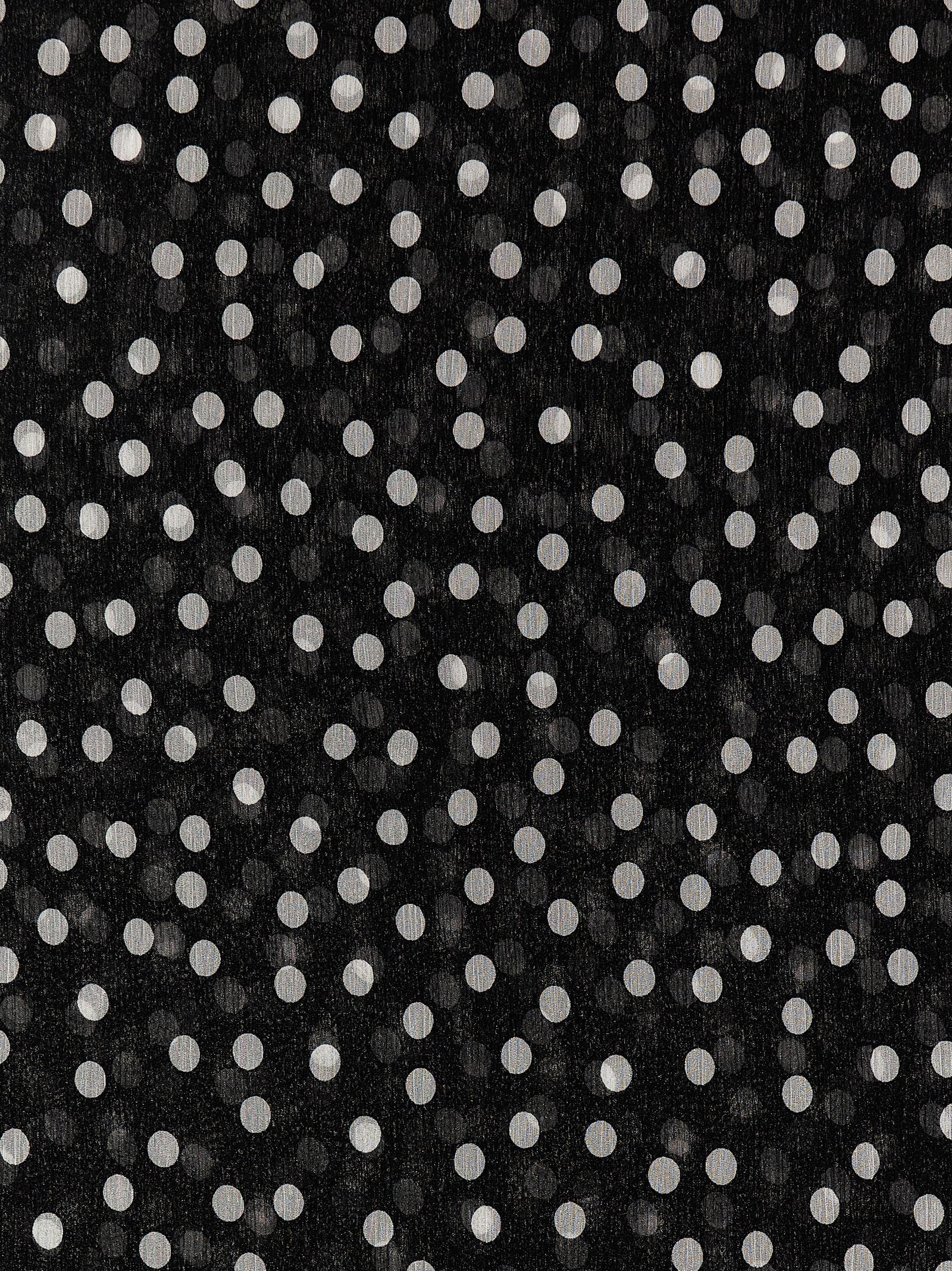 Dolce & Gabbana Polka Dot Chiffon Scarf