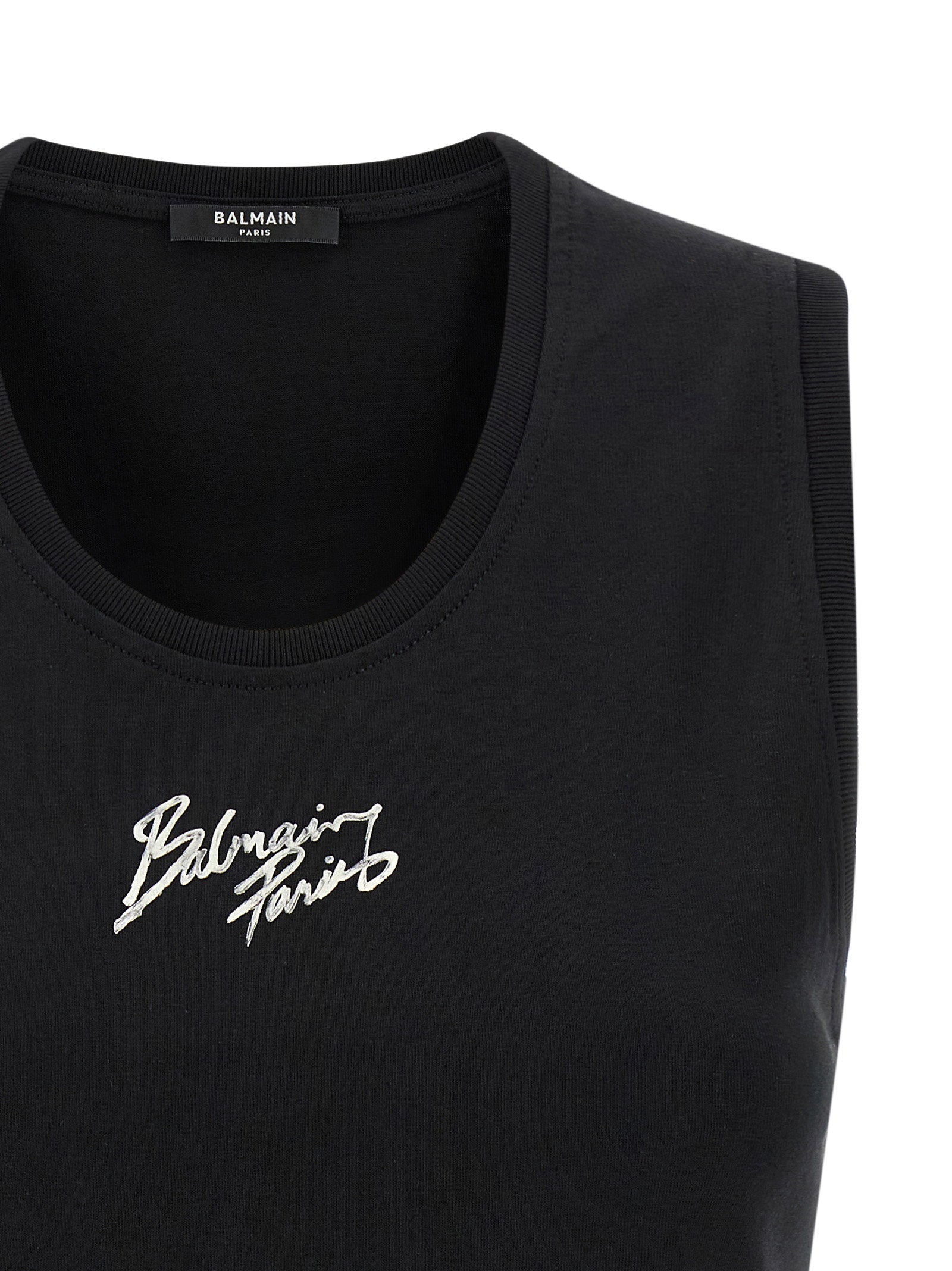 Balmain Paris Print Top