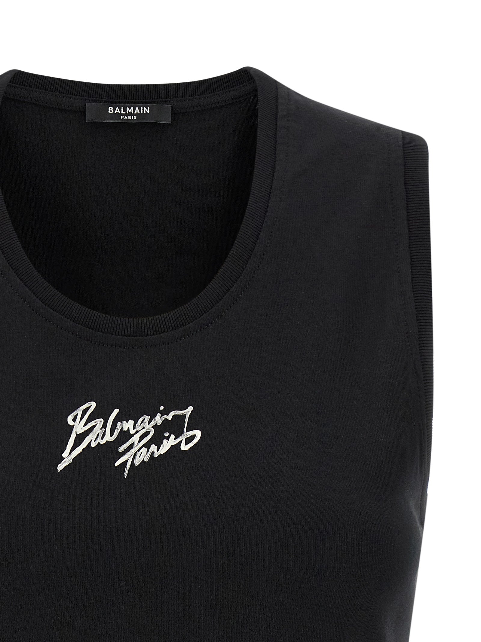 Balmain Paris Print Top