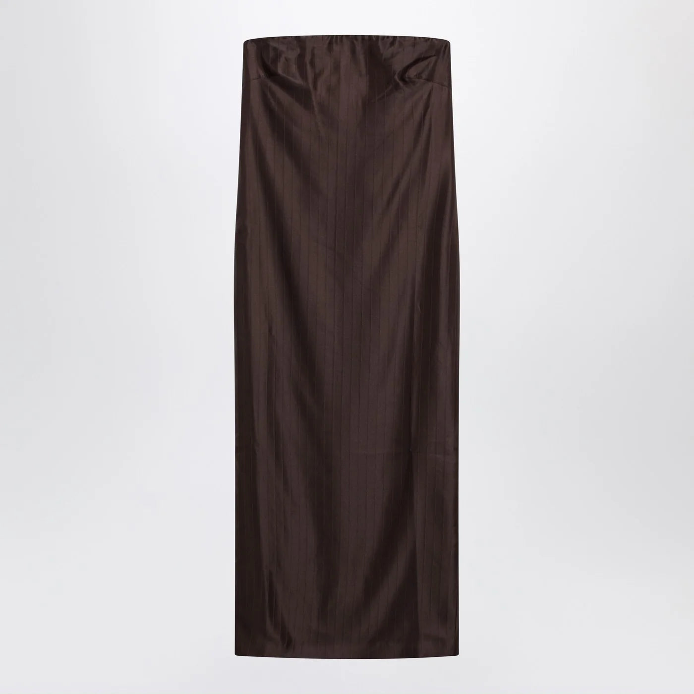 LouLou De Saison Brown Giulia bustier dress
