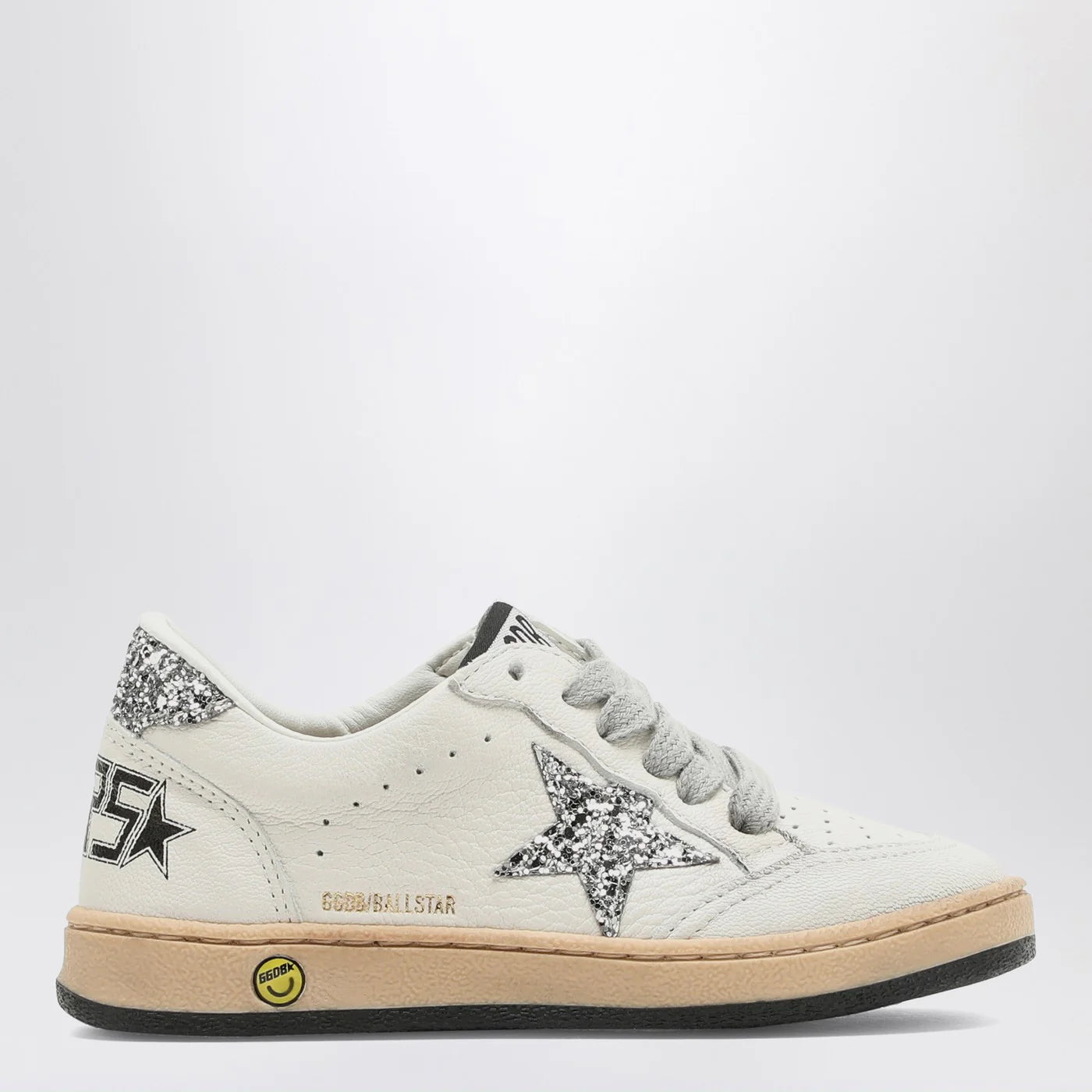 Golden Goose Ball Star white/silver trainer