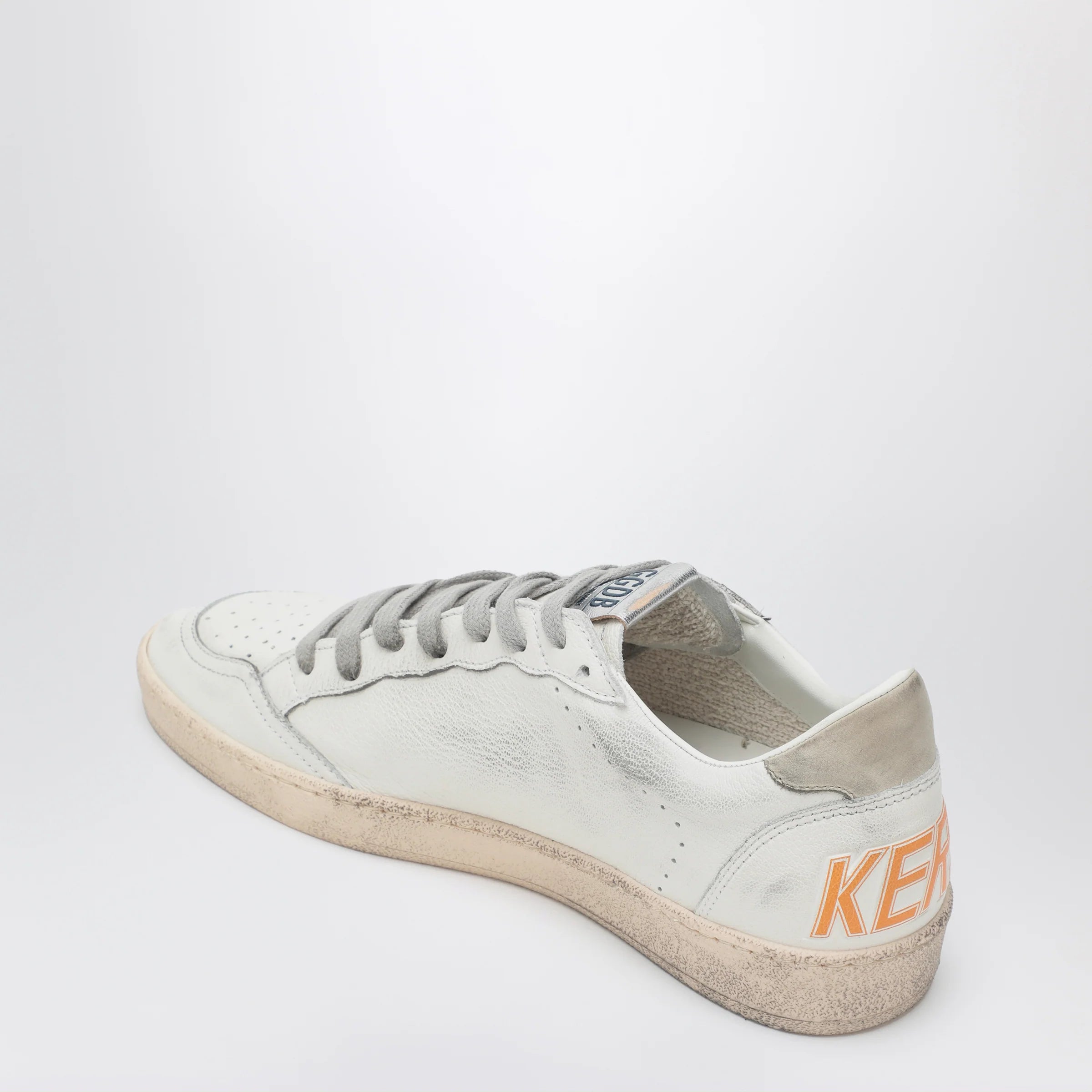 Golden Goose Ball Star Sneakers in white/blue/ice