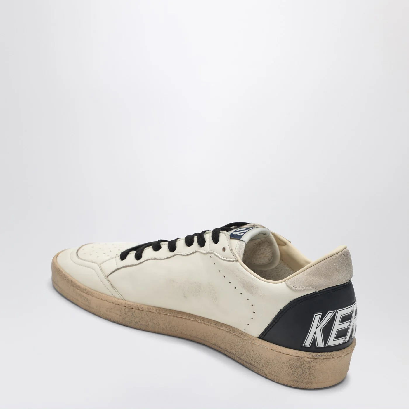 Golden Goose Ball Star Sneakers ivory/platinum/black