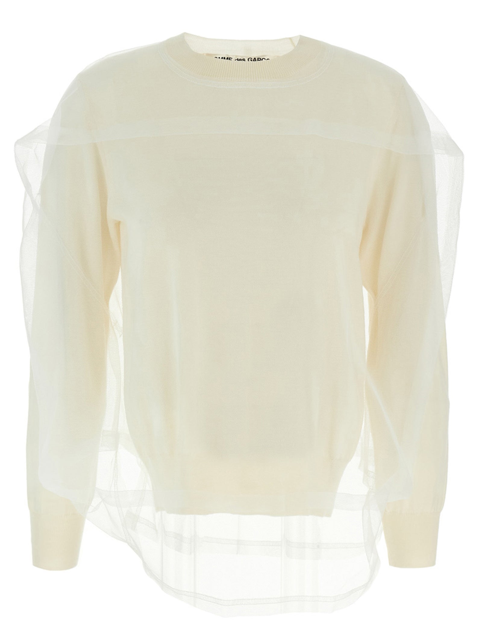 Comme Des Garcons Tulle Sweater