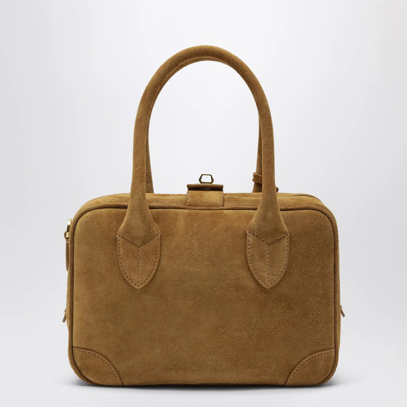 Golden Goose Vita Bag in camel suede