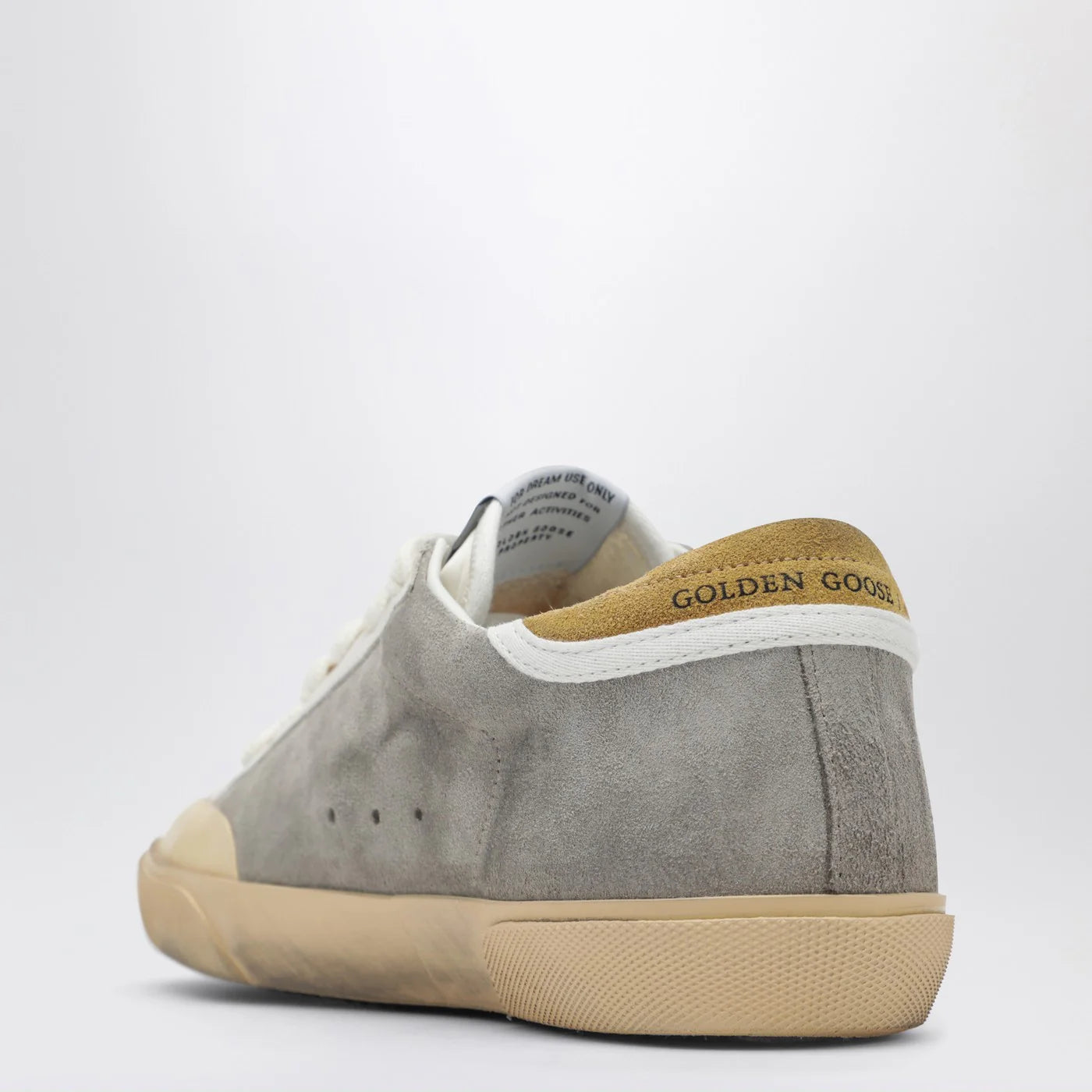 Golden Goose Super-Star Sneakers in taupe/fuchsia/ochre