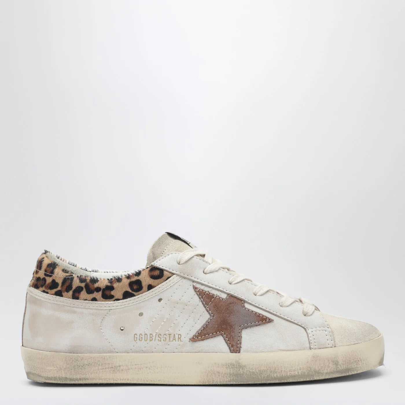 Golden Goose Super-Star beige Sneakers with pony hair details