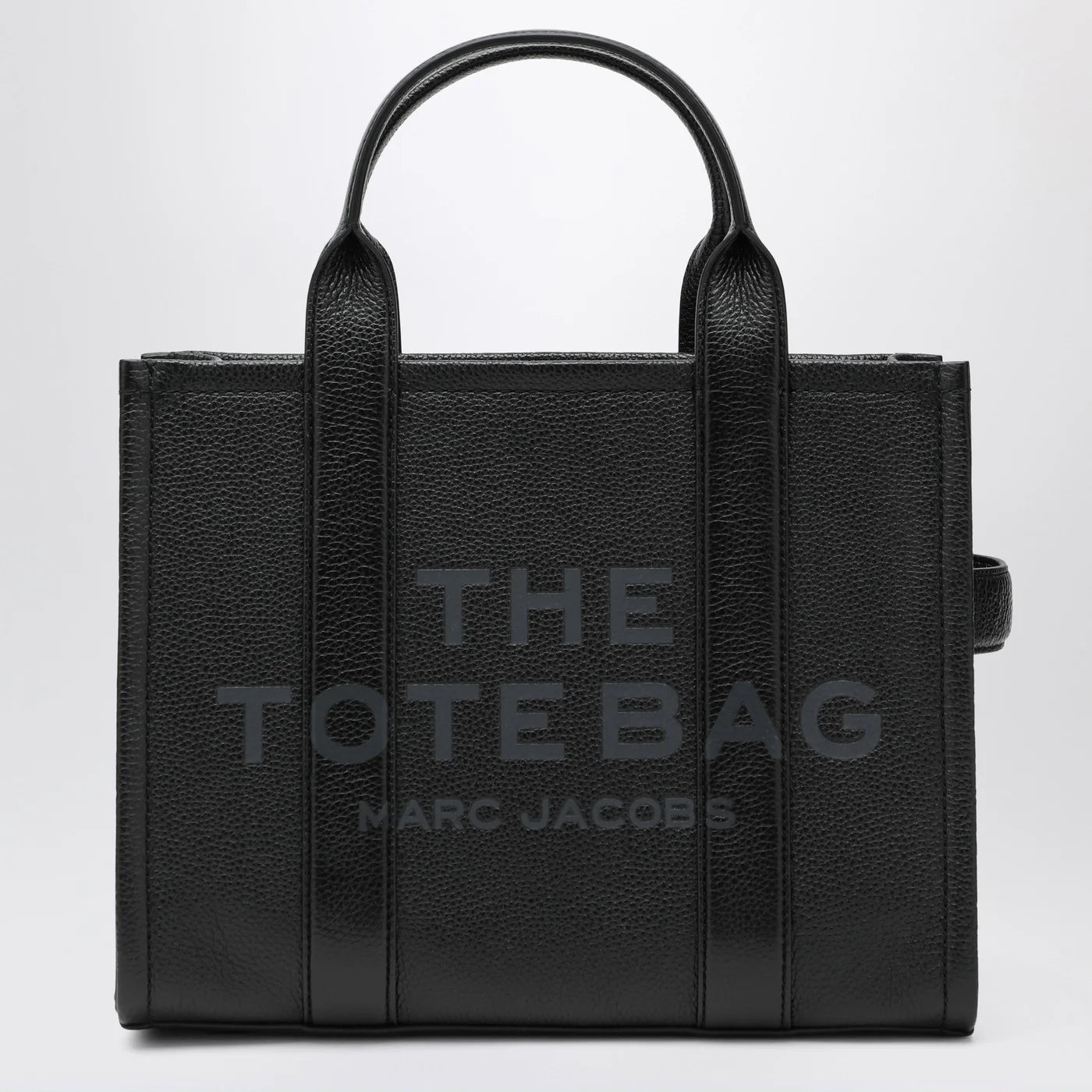 Marc Jacobs Black leather The Medium Tote Bag