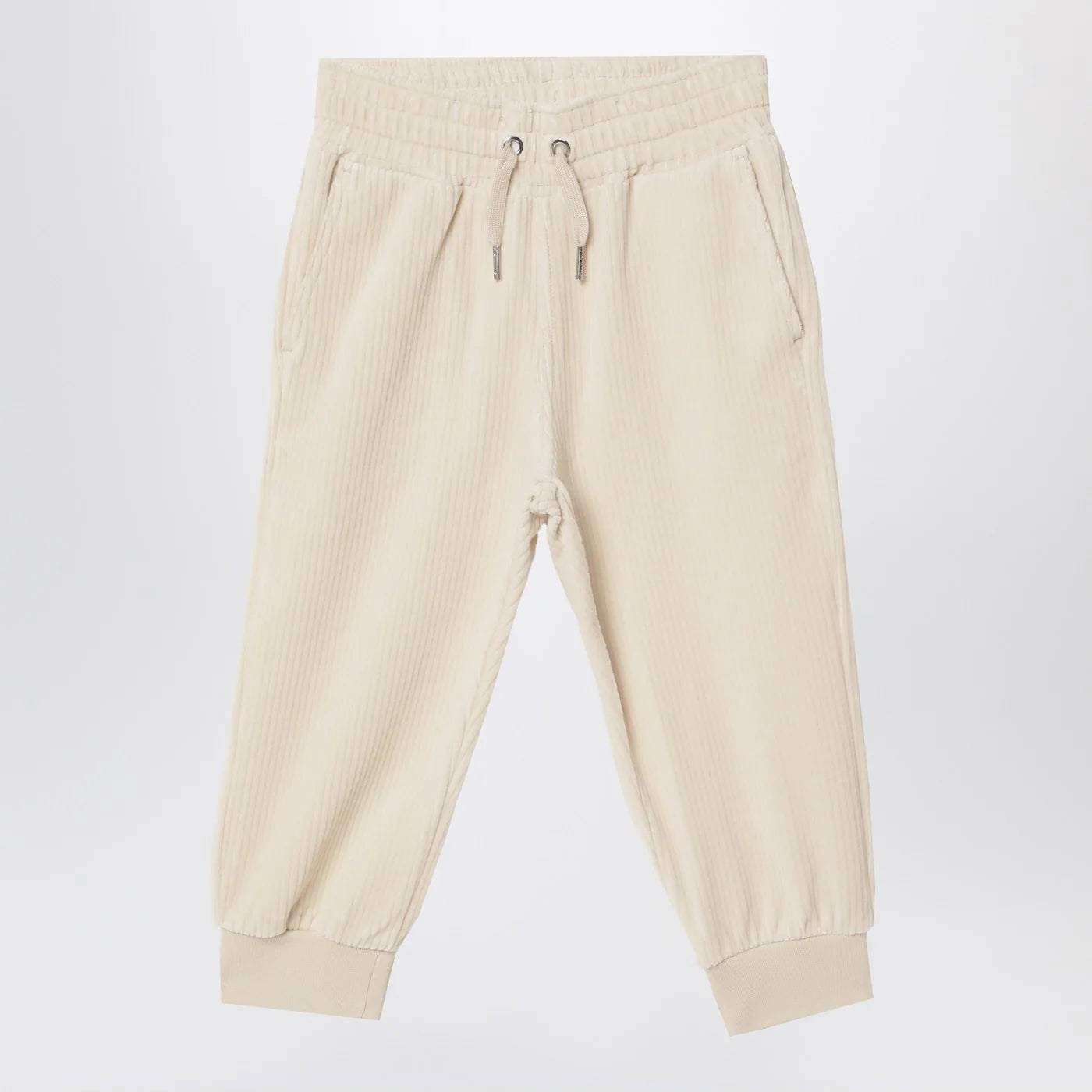 Givenchy White velvet sweatpants