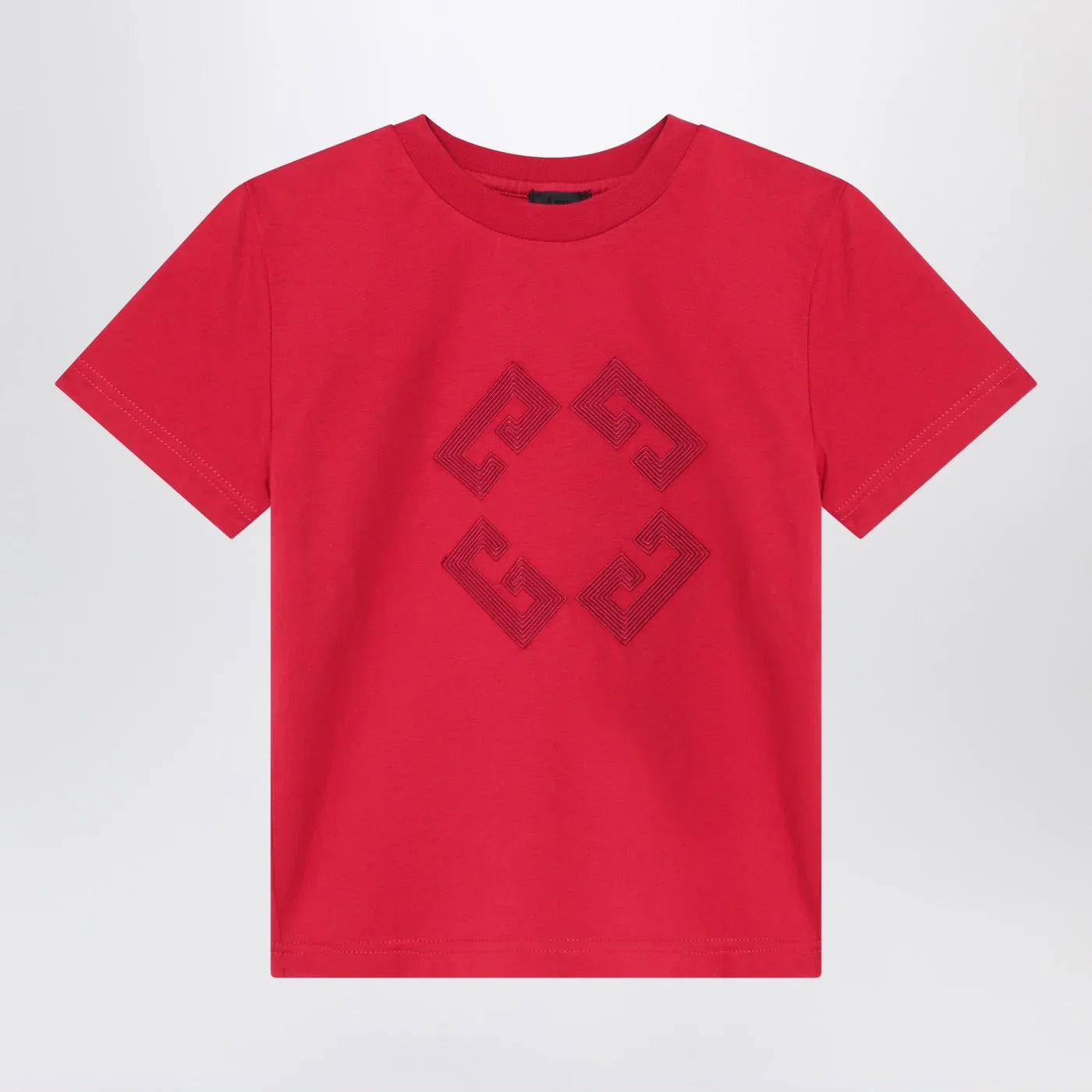 Givenchy Bordeaux T-shirt with embroidered logo