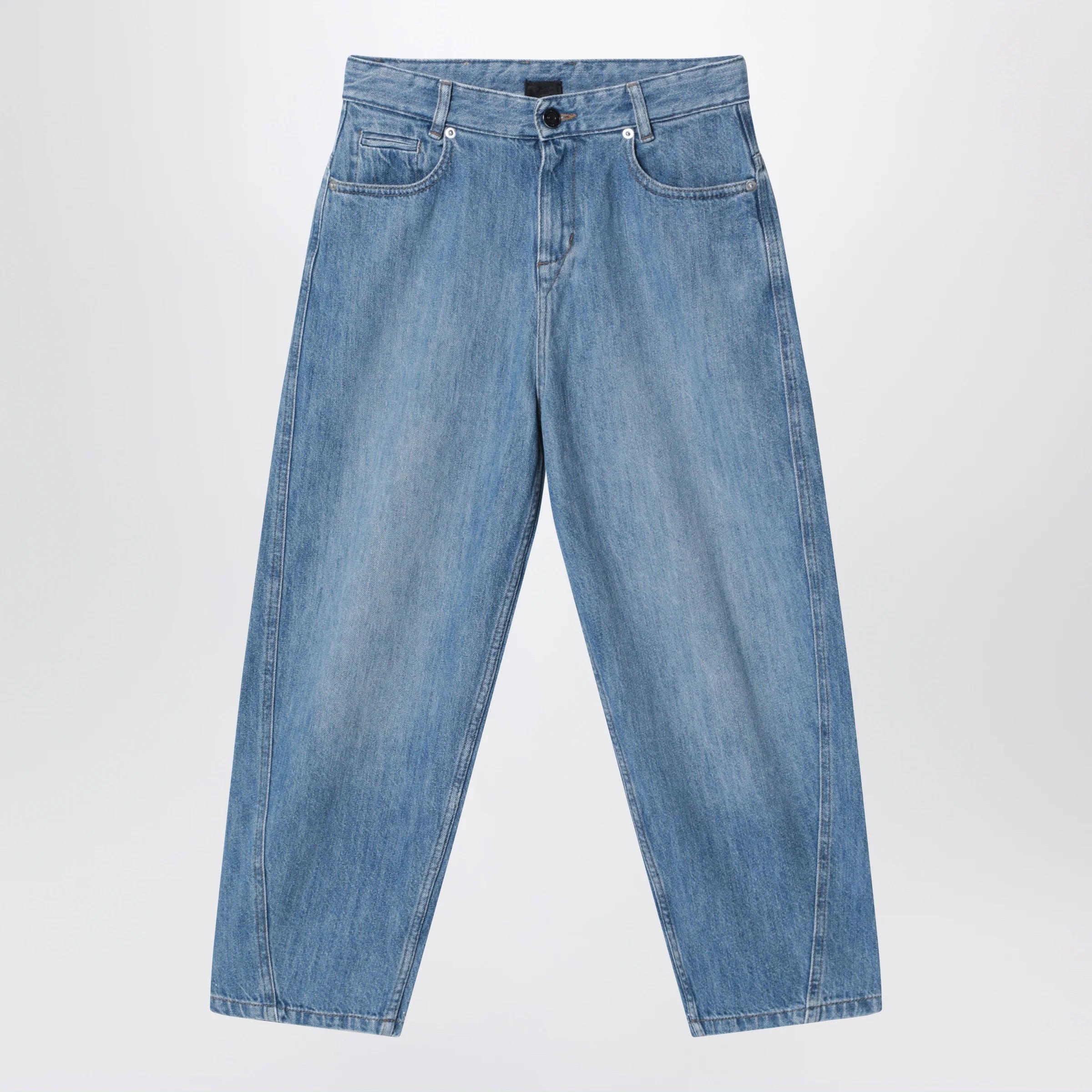 Givenchy Blue jeans with logo embroidery