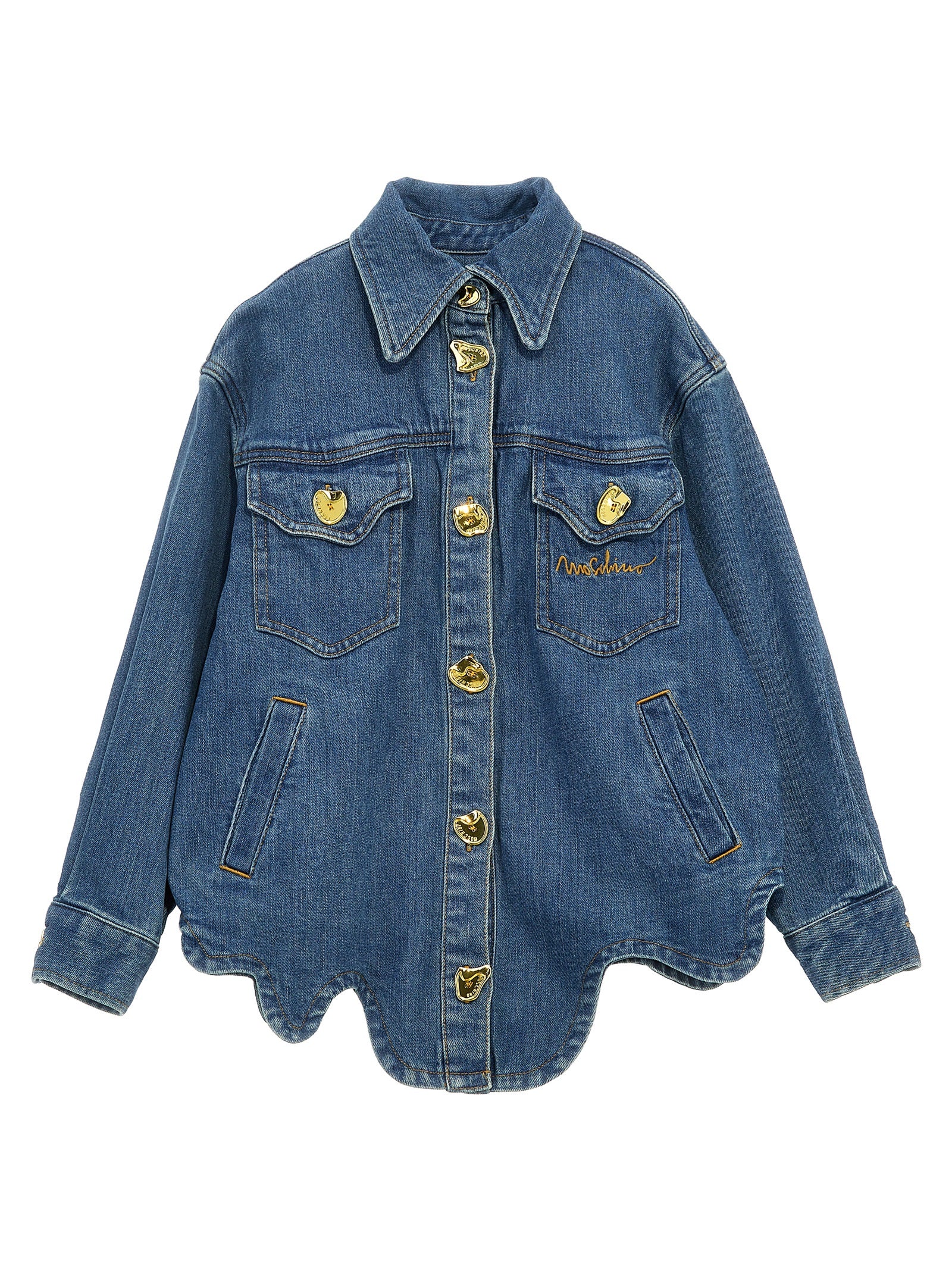 Moschino Kid Teen Button Detail Jacket