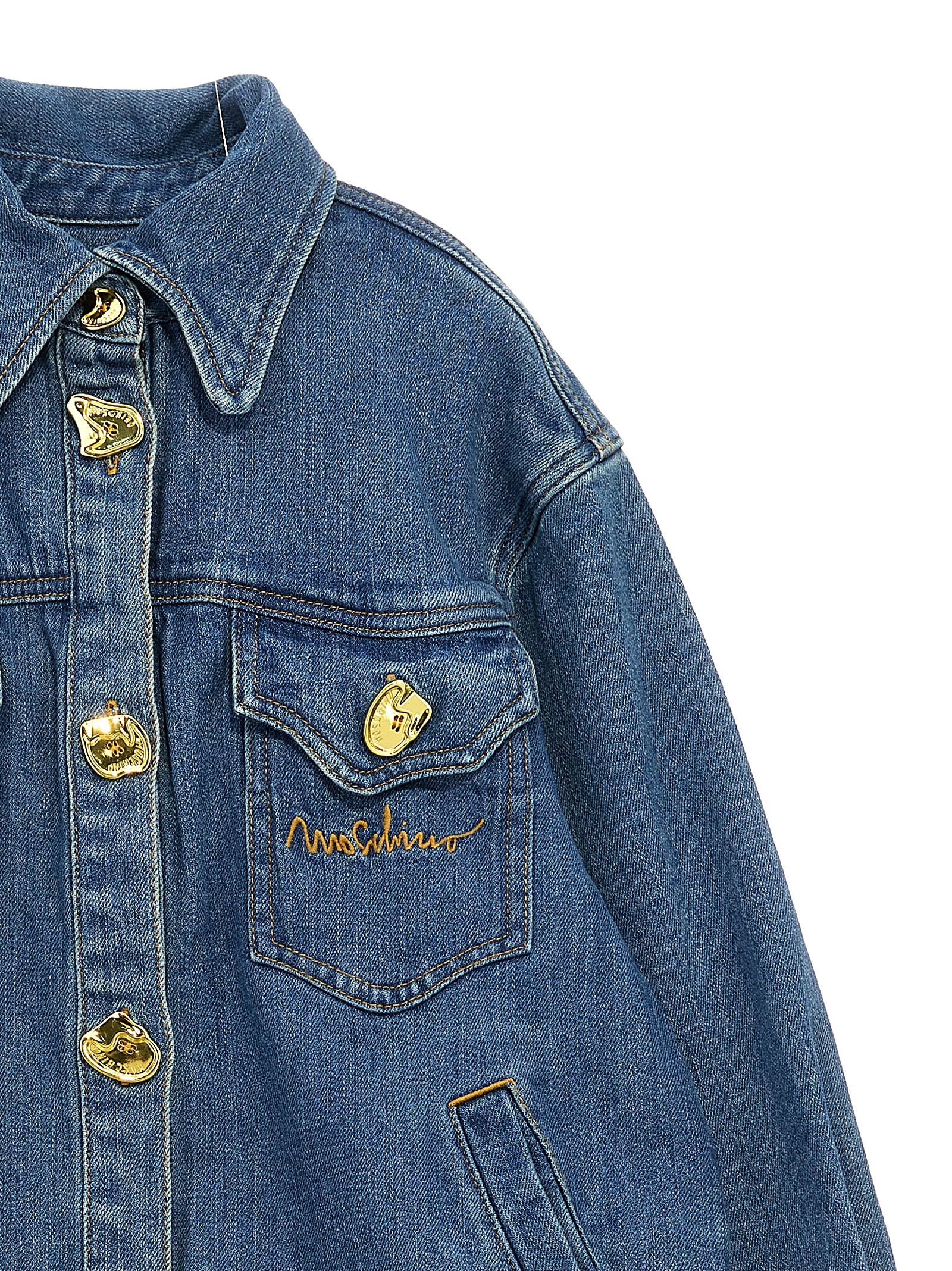 Moschino Kid Teen Button Detail Jacket