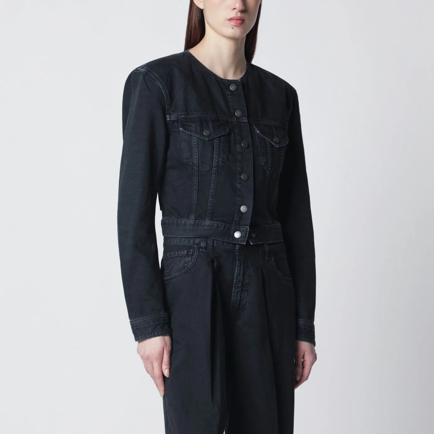 HAIKURE Shirley Bull 44 cropped jacket