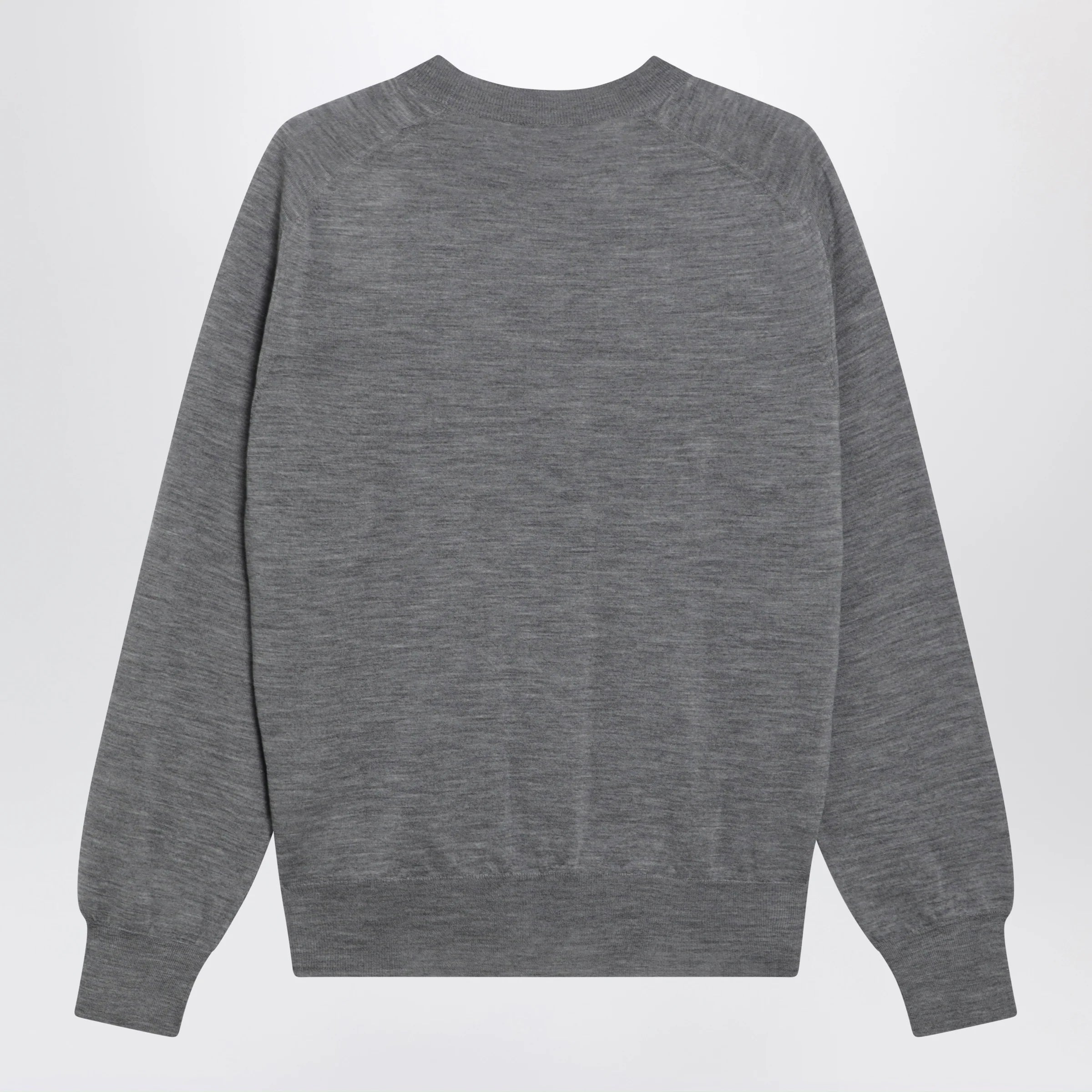 Ami Paris Grey wool Ami de Coeur sweater