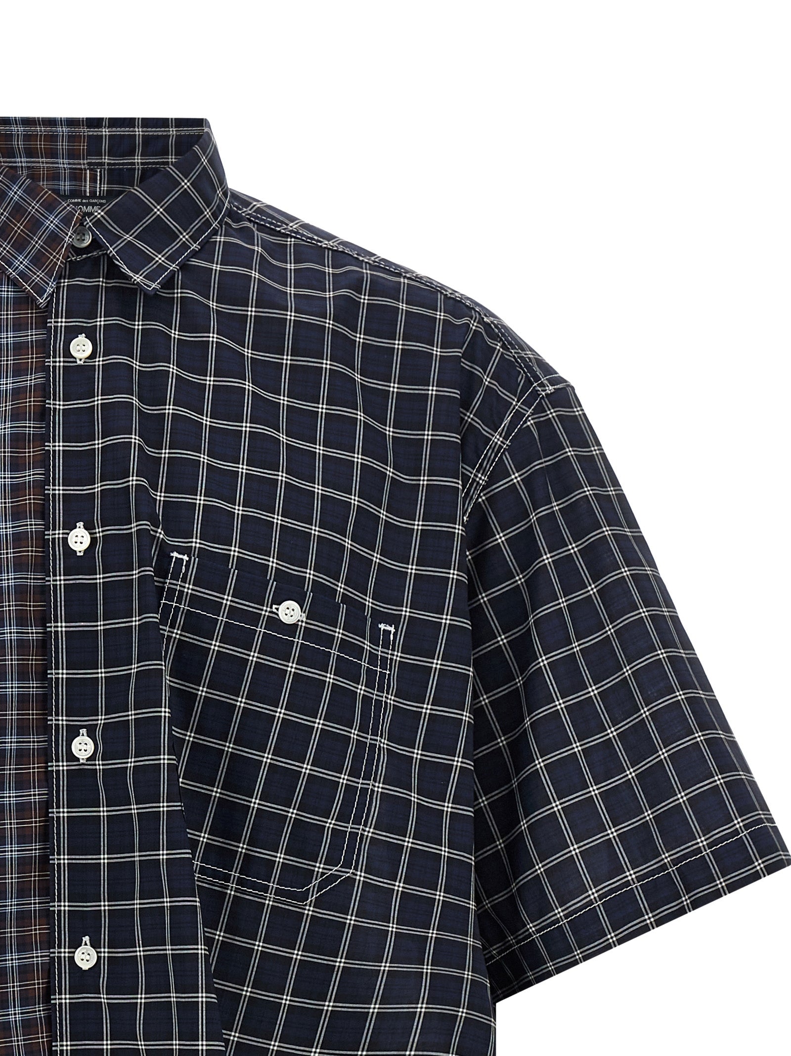 Comme Des Garҫons Homme Check Patterned Shirt