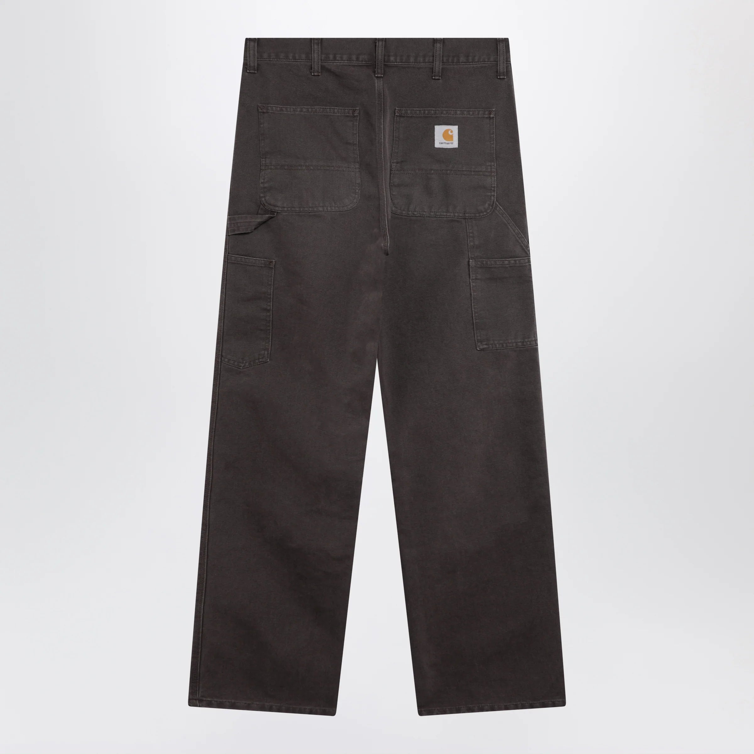 Carhartt WIP Single Knee Pant trousers in Dearborn Shale/Stone canvas