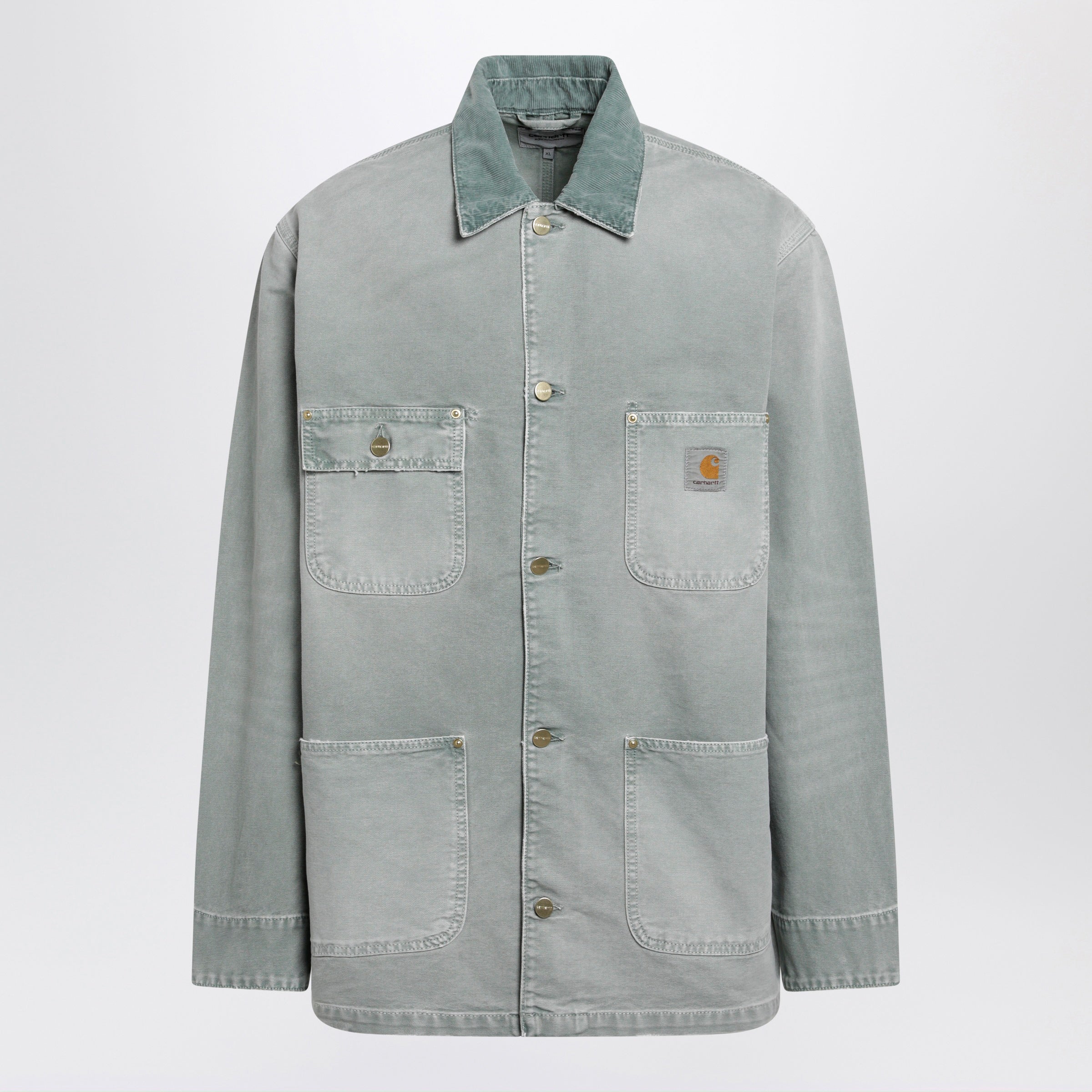 Carhartt WIP Shady green/Destroy Washed shirt jacket