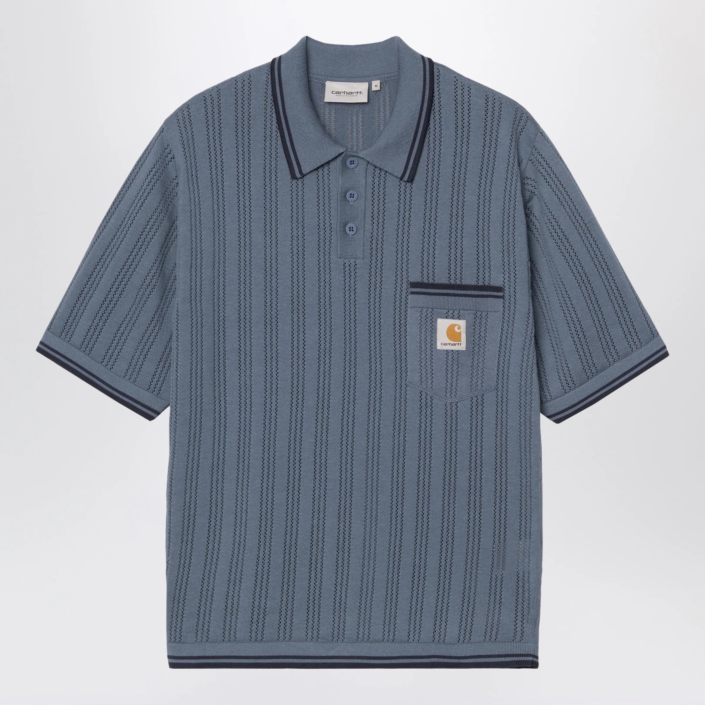 Carhartt WIP S/S Ramsey Polo Velvet Blue/Deep Night