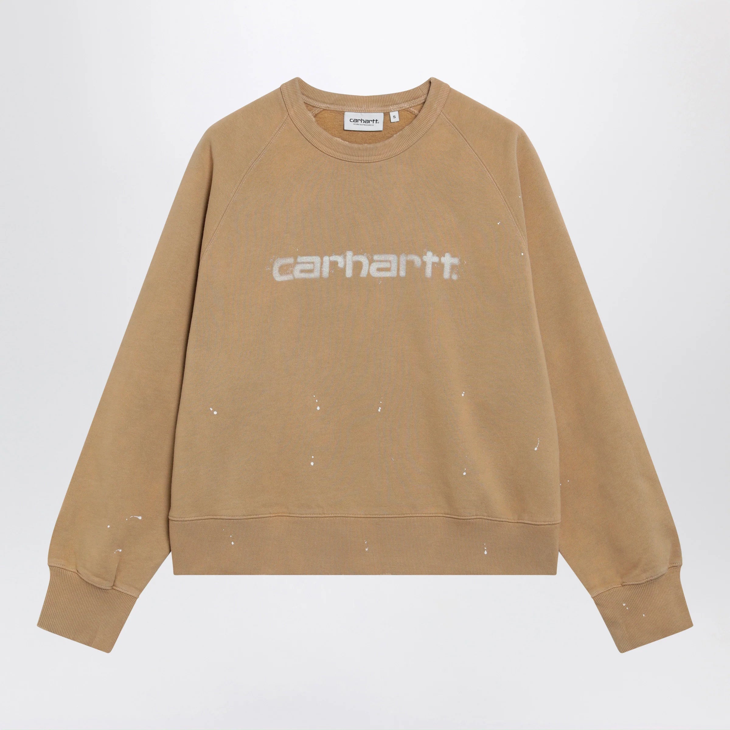 Carhartt WIP Women’s Painter sweatshirt in brushed cotton, brown