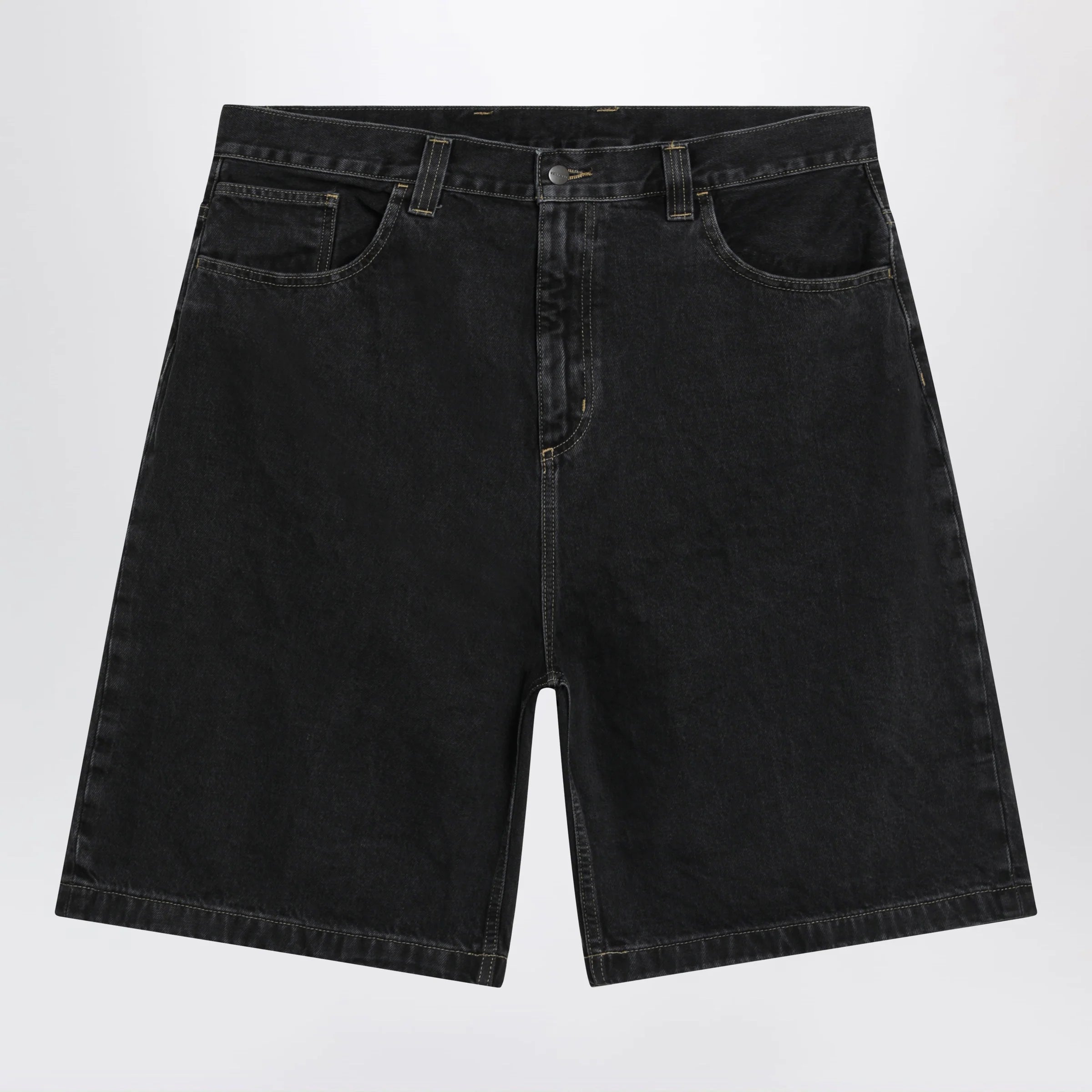 Carhartt WIP Brandon loose-fit low-rise denim shorts in black