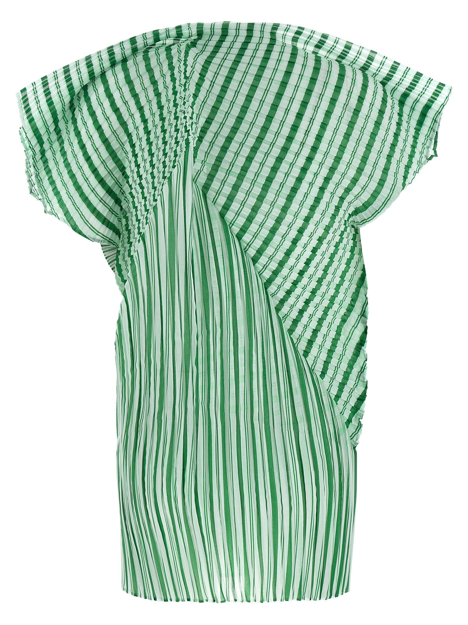 Issey Miyake Generic Stripes (machine Pleats) Top