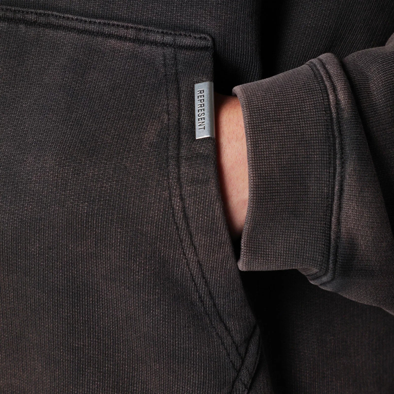 Represent Coffee-colored hoodie