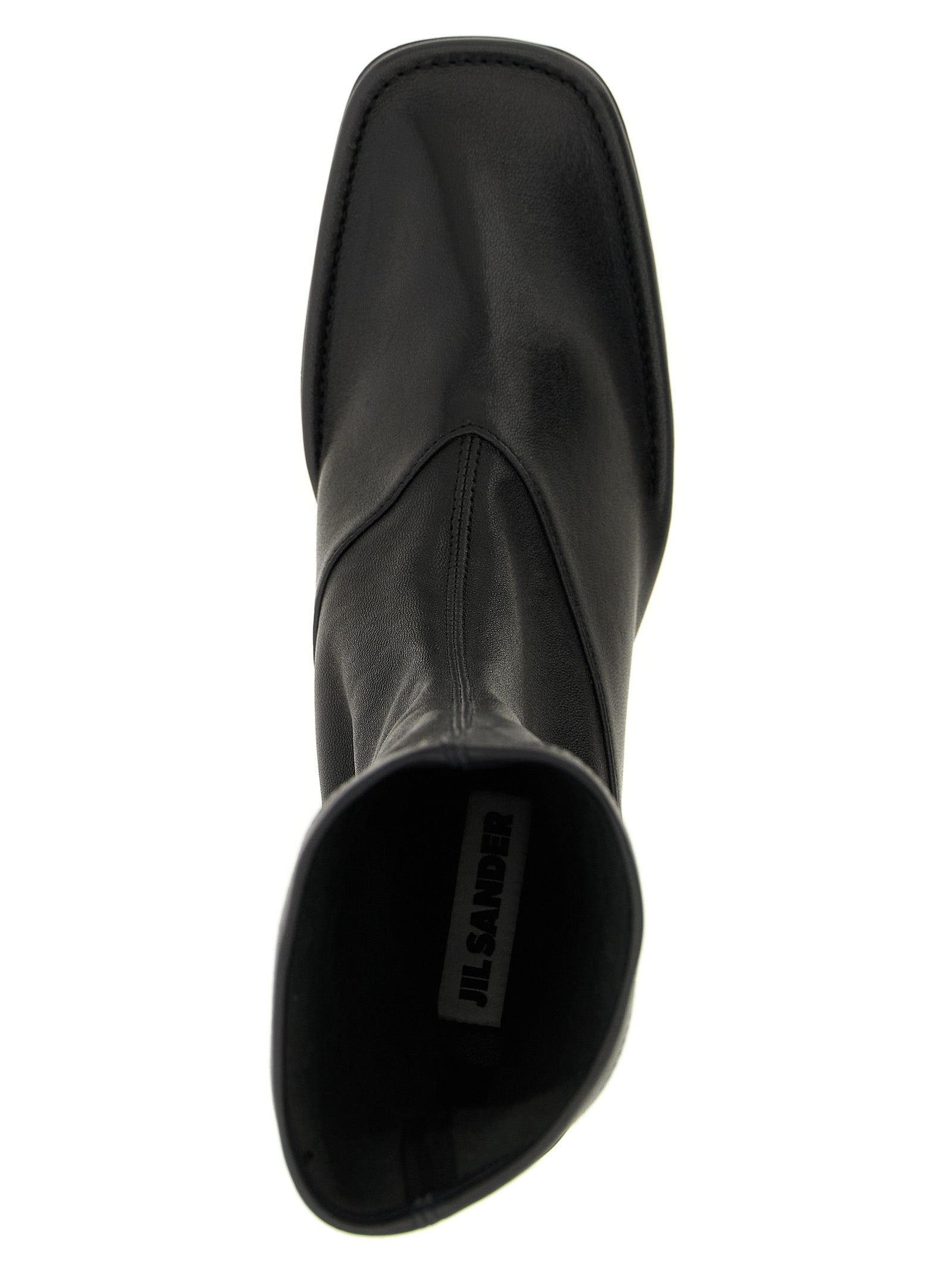 Jil Sander Nappa Ankle Boots